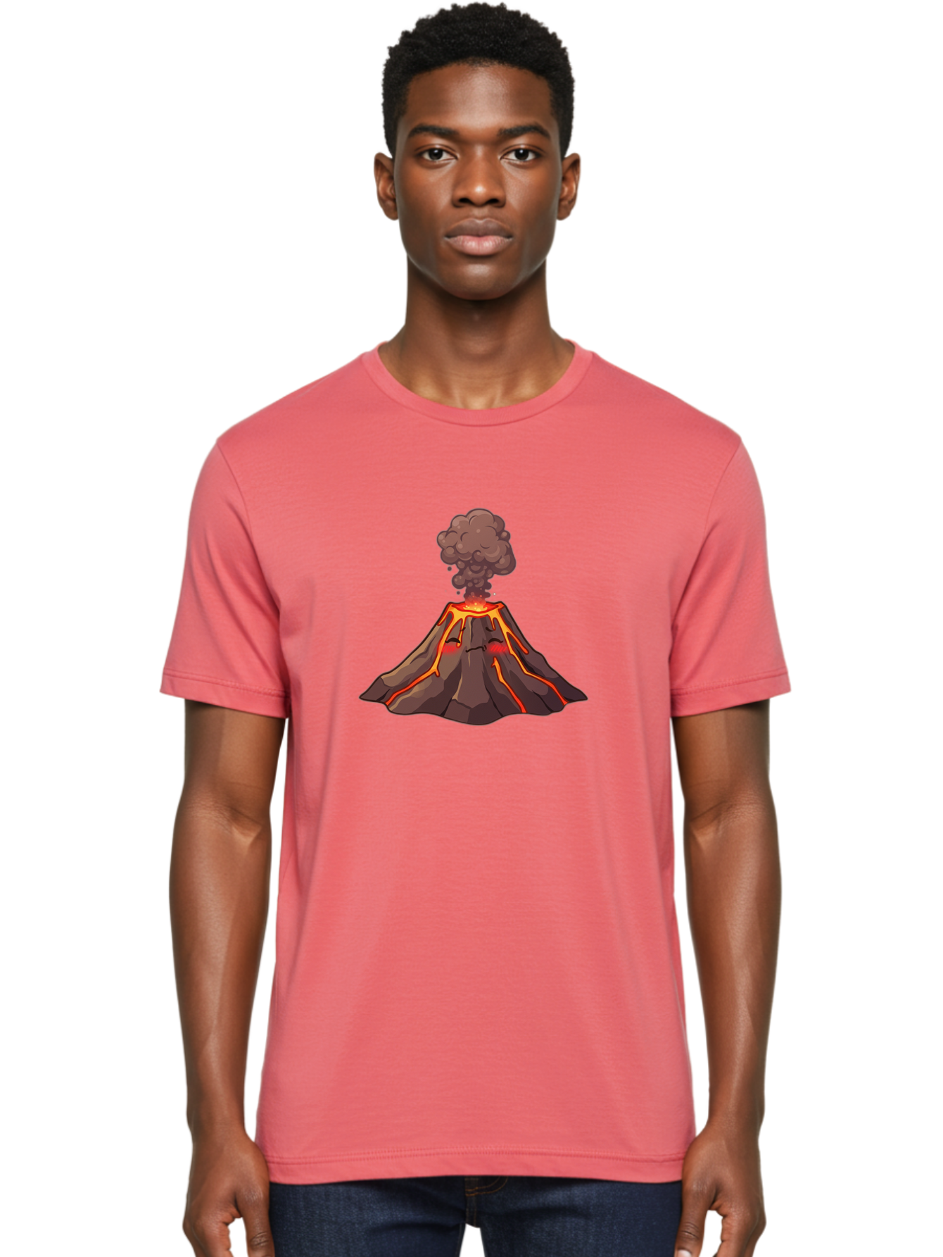 Volcano-Erupting-2 Men'S Graphic Tee, 100% Cotton, Comfortable Casual Summer Wear, Machine Washable, Vintage Camera, Old Camera, Antique Camera, Black Camera, Classic Photography, Photography Equipment, Nostalgic Device, Film Camera, Bai528 19