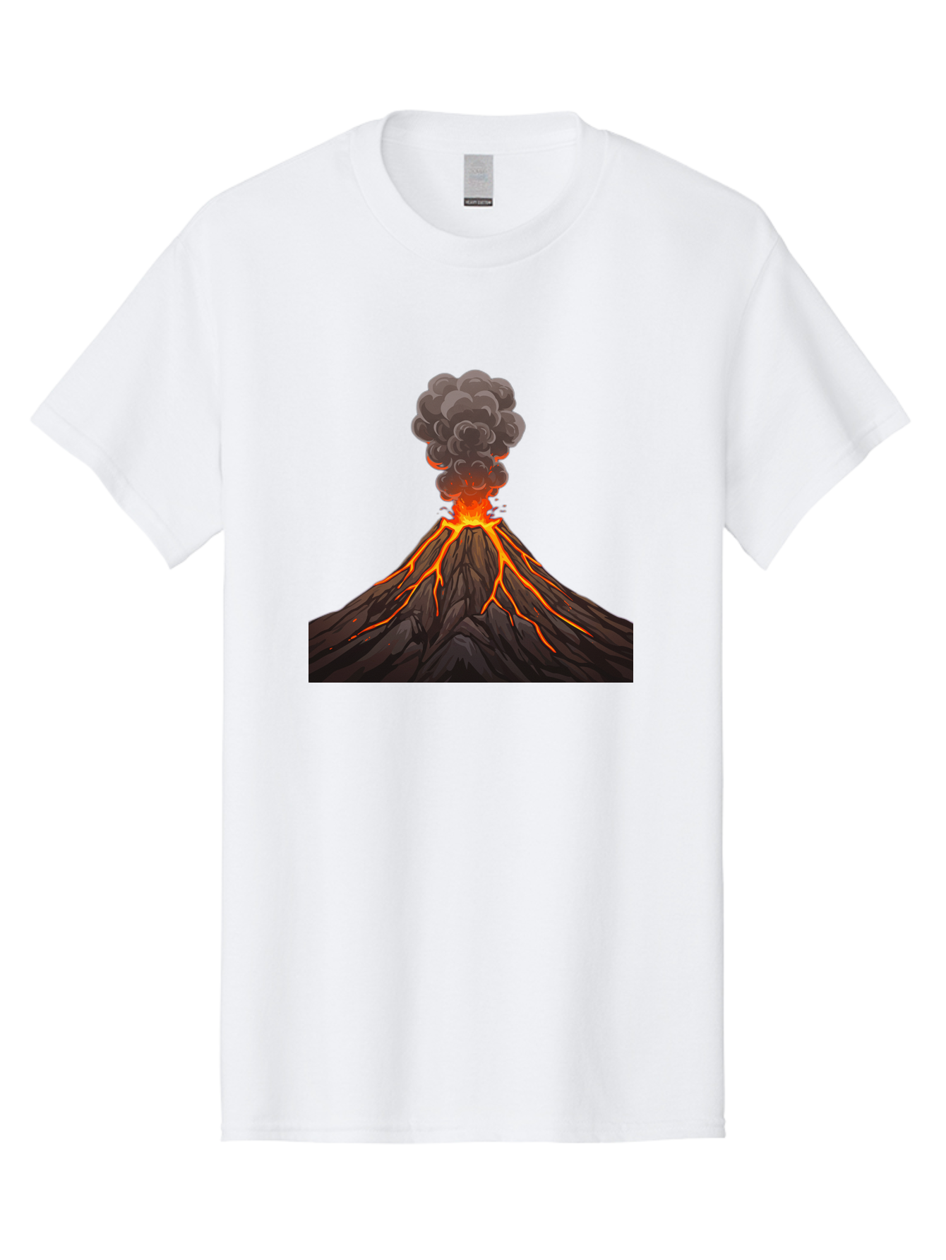 Volcano-Erupting-4 Men'S Graphic Tee, 100% Cotton, Comfortable Casual Summer Wear, Machine Washable, Vintage Camera, Old Camera, Antique Camera, Black Camera, Classic Photography, Photography Equipment, Nostalgic Device, Film Camera, Bai530 8