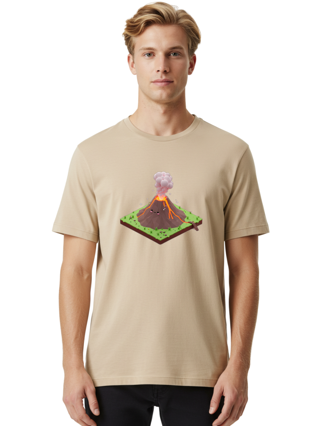 Volcano-Erupting-6 Men'S Graphic Tee, 100% Cotton, Comfortable Casual Summer Wear, Machine Washable, Vintage Camera, Old Camera, Antique Camera, Black Camera, Classic Photography, Photography Equipment, Nostalgic Device, Film Camera, Bai532 29