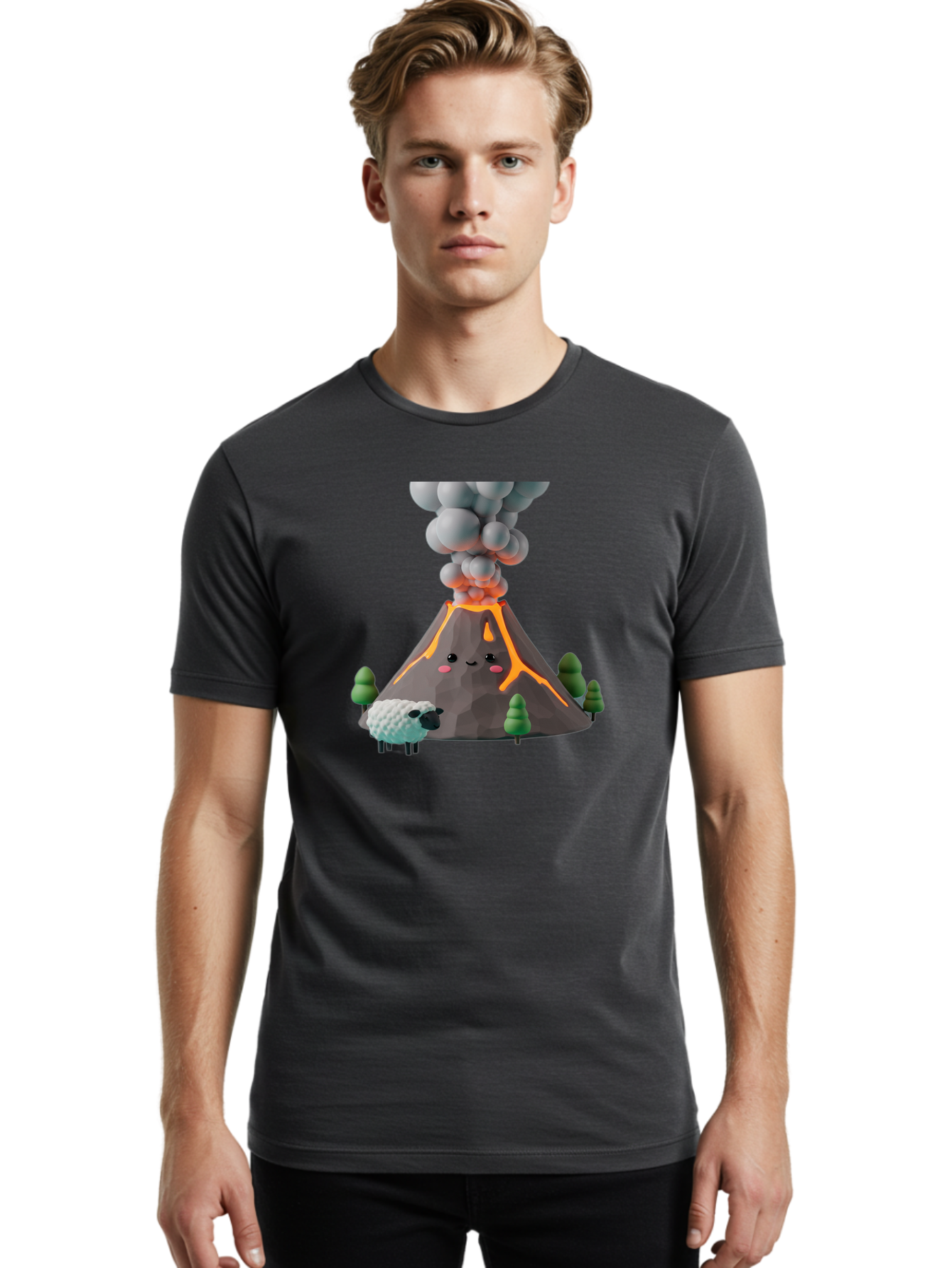 Volcano-Erupting-9 Men'S Graphic Tee, 100% Cotton, Comfortable Casual Summer Wear, Machine Washable, Vintage Camera, Old Camera, Antique Camera, Black Camera, Classic Photography, Photography Equipment, Nostalgic Device, Film Camera, Bai535 24