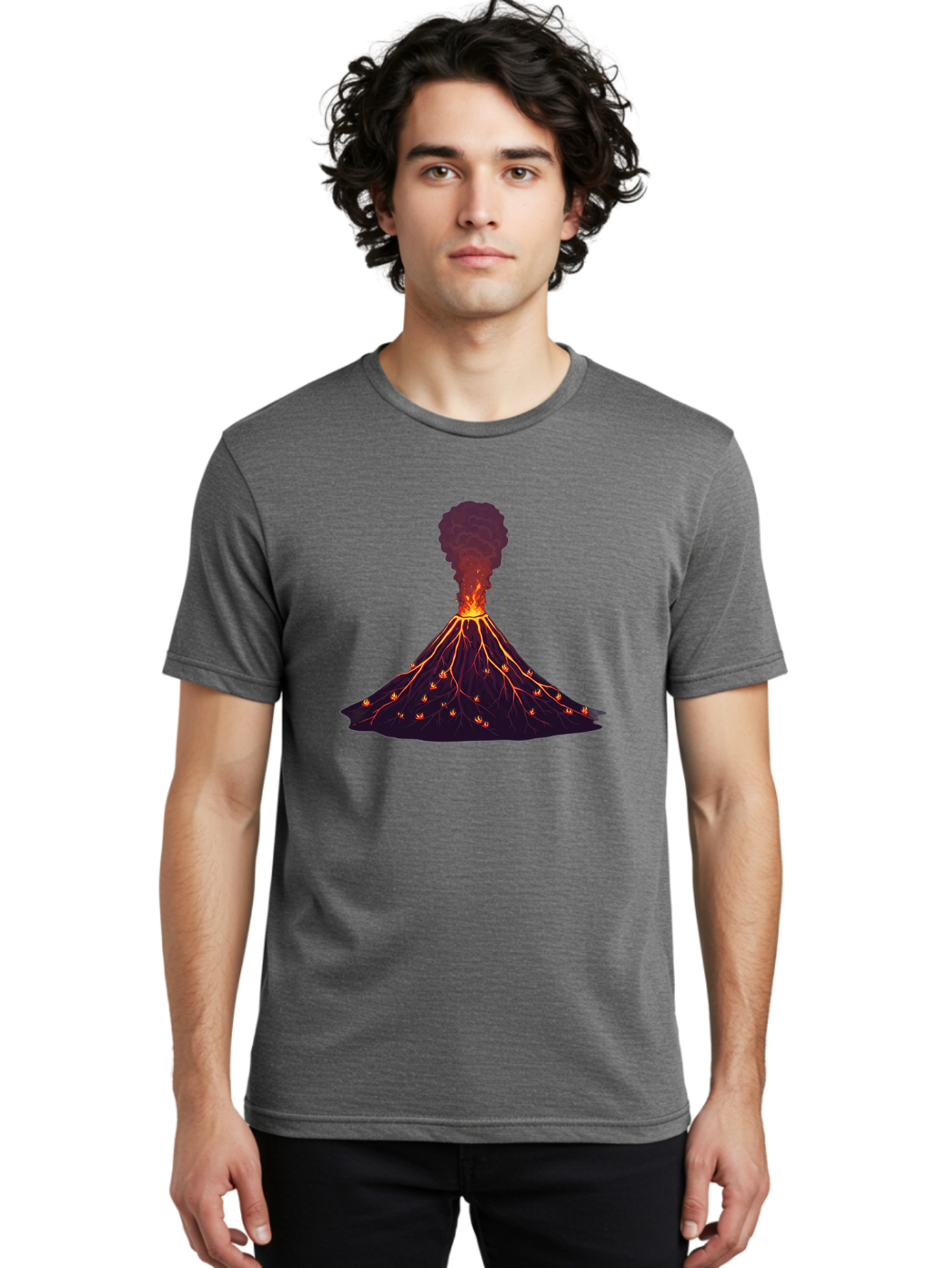 Volcano-Erupting Men'S Graphic Tee, 100% Cotton, Comfortable Casual Summer Wear, Machine Washable, Vintage Camera, Old Camera, Antique Camera, Black Camera, Classic Photography, Photography Equipment, Nostalgic Device, Film Camera, Camera Art Bai536 17