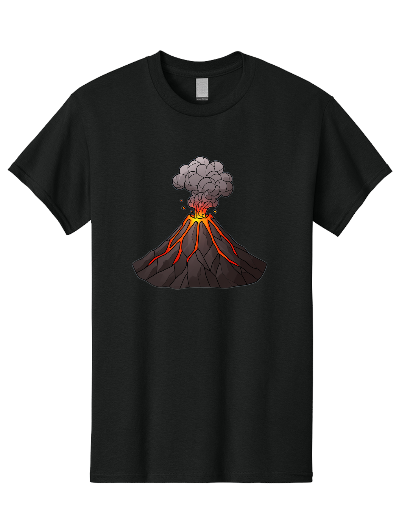 Volcano-Eruption-1 Men'S Graphic Tee, 100% Cotton, Comfortable Casual Summer Wear, Machine Washable, Vintage Camera, Old Camera, Antique Camera, Black Camera, Classic Photography, Photography Equipment, Nostalgic Device, Film Camera, Bai537 5