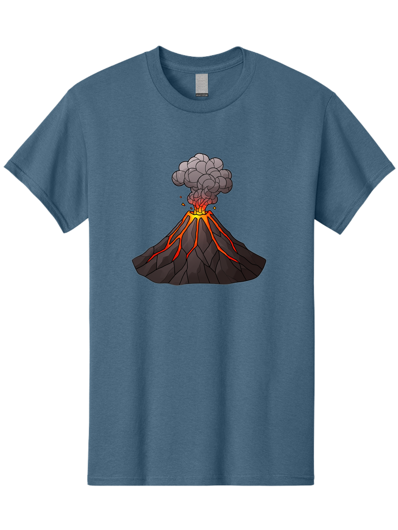 Volcano-Eruption-1 Men'S Graphic Tee, 100% Cotton, Comfortable Casual Summer Wear, Machine Washable, Vintage Camera, Old Camera, Antique Camera, Black Camera, Classic Photography, Photography Equipment, Nostalgic Device, Film Camera, Bai537 3