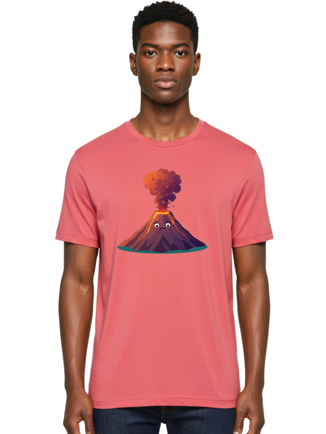 Volcano-Eruption-2 Men'S Graphic Tee, 100% Cotton, Comfortable Casual Summer Wear, Machine Washable, Vintage Camera, Old Camera, Antique Camera, Black Camera, Classic Photography, Photography Equipment, Nostalgic Device, Film Camera, Bai541 30
