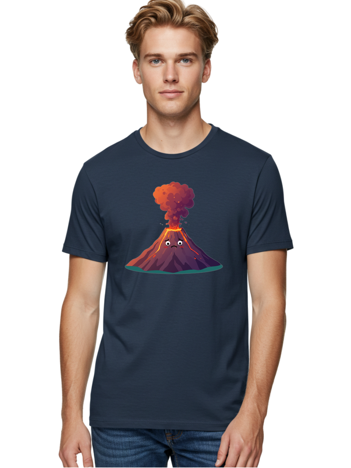 Volcano-Eruption-2 Men'S Graphic Tee, 100% Cotton, Comfortable Casual Summer Wear, Machine Washable, Vintage Camera, Old Camera, Antique Camera, Black Camera, Classic Photography, Photography Equipment, Nostalgic Device, Film Camera, Bai541 29