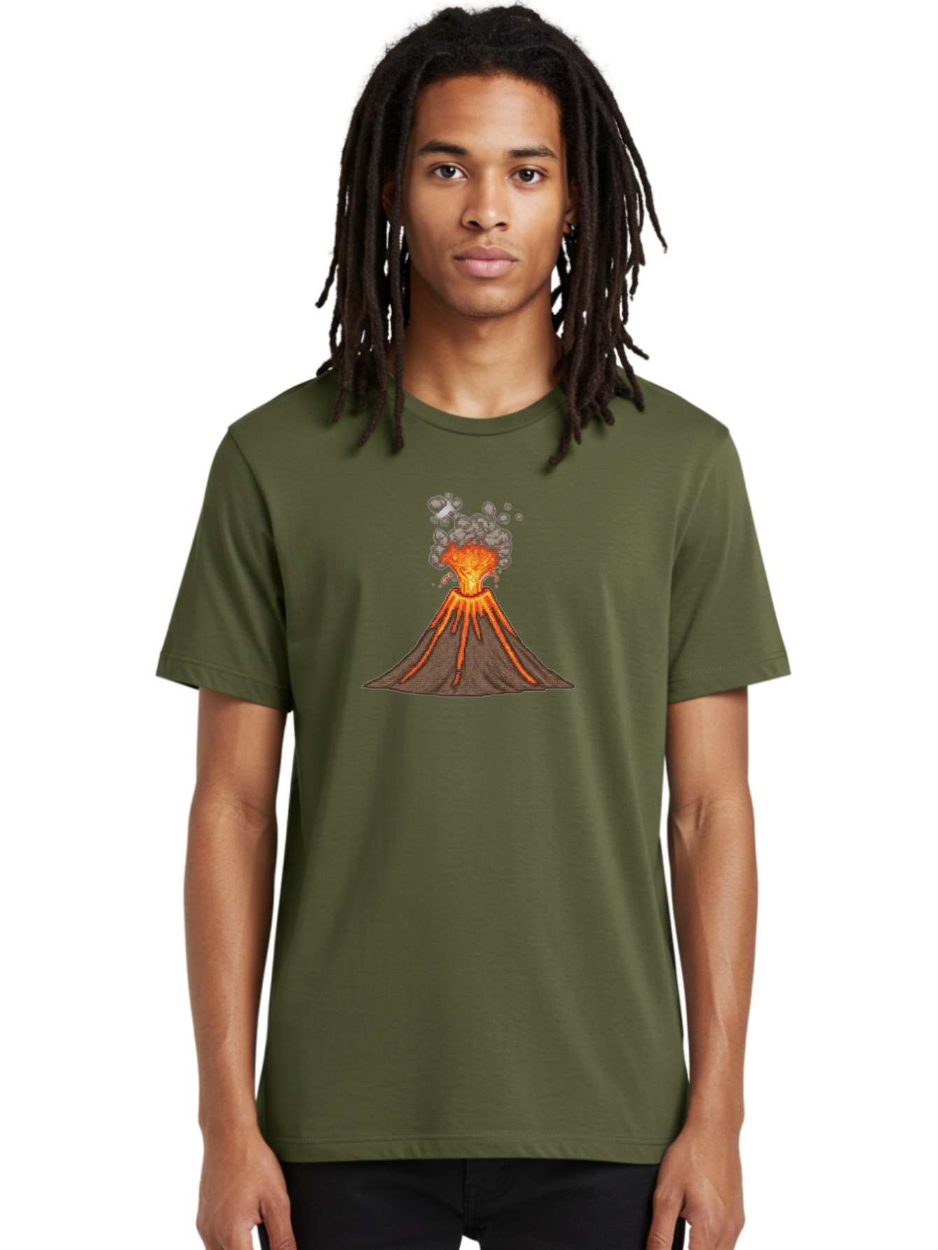Volcano-Eruption-3 Men'S Graphic Tee, 100% Cotton, Comfortable Casual Summer Wear, Machine Washable, Vintage Camera, Old Camera, Antique Camera, Black Camera, Classic Photography, Photography Equipment, Nostalgic Device, Film Camera, Bai542 17