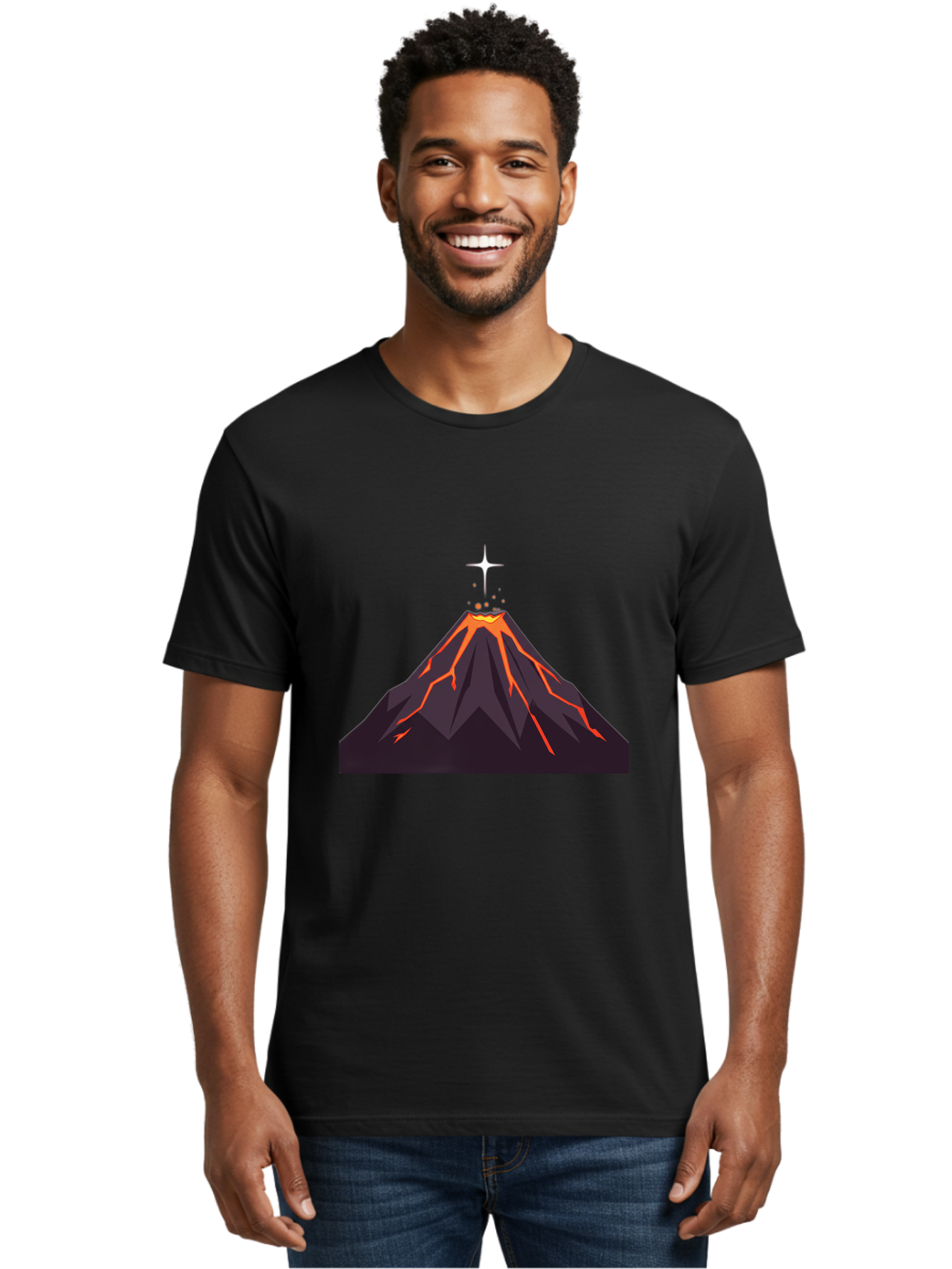 Volcano-Eruption-5 Men'S Graphic Tee, 100% Cotton, Comfortable Casual Summer Wear, Machine Washable, Vintage Camera, Old Camera, Antique Camera, Black Camera, Classic Photography, Photography Equipment, Nostalgic Device, Film Camera, Bai544 30