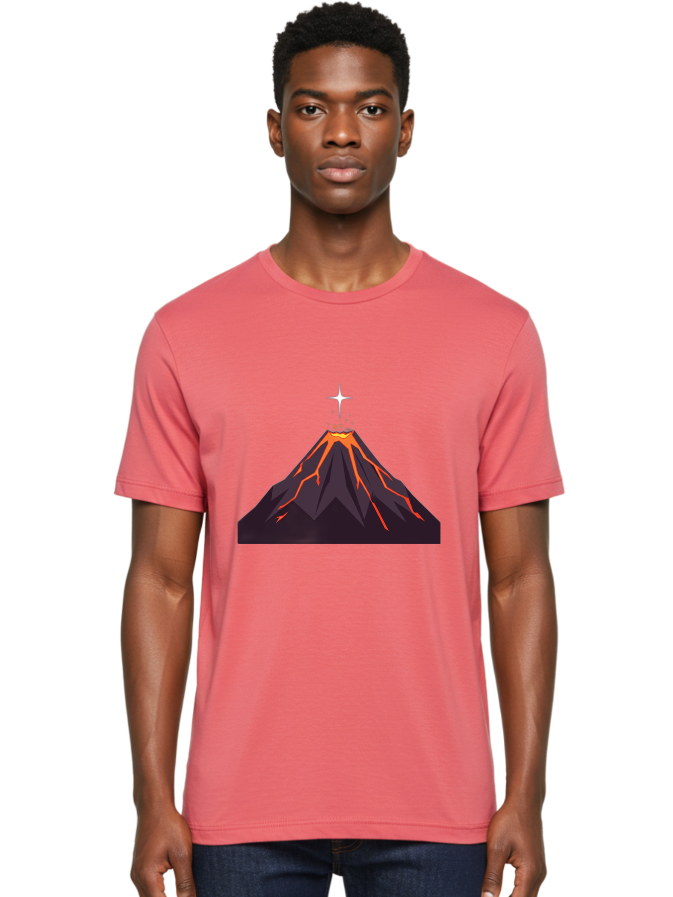 Volcano-Eruption-5 Men'S Graphic Tee, 100% Cotton, Comfortable Casual Summer Wear, Machine Washable, Vintage Camera, Old Camera, Antique Camera, Black Camera, Classic Photography, Photography Equipment, Nostalgic Device, Film Camera, Bai544 16