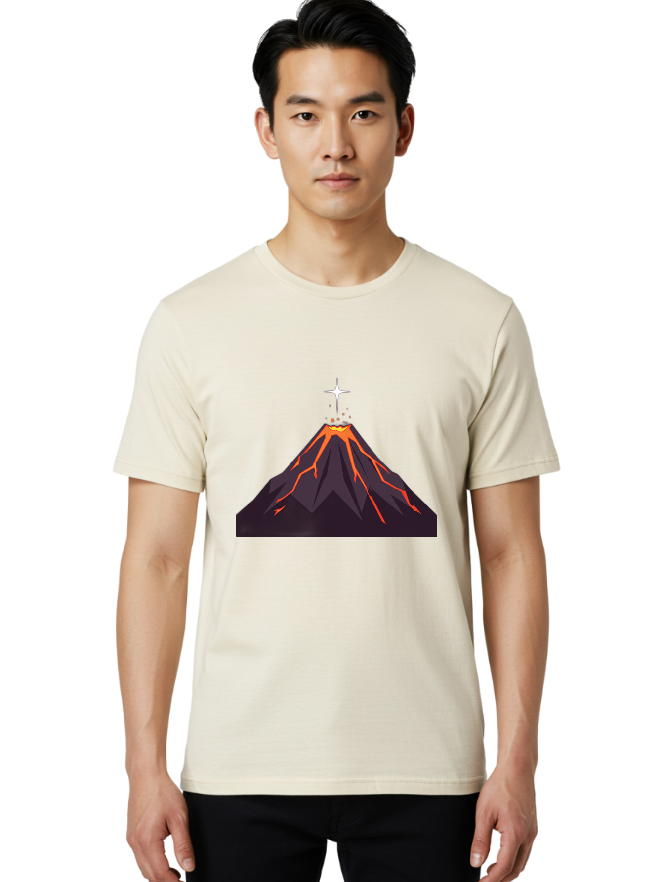 Volcano-Eruption-5 Men'S Graphic Tee, 100% Cotton, Comfortable Casual Summer Wear, Machine Washable, Vintage Camera, Old Camera, Antique Camera, Black Camera, Classic Photography, Photography Equipment, Nostalgic Device, Film Camera, Bai544 26