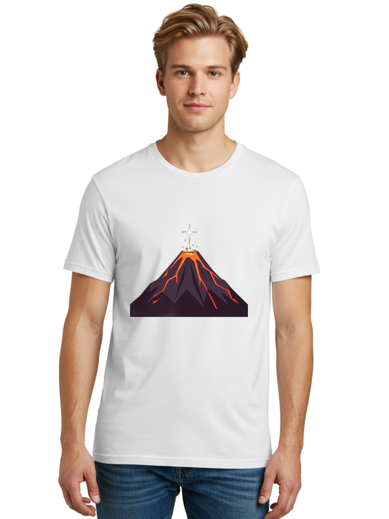 Volcano-Eruption-5 Men'S Graphic Tee, 100% Cotton, Comfortable Casual Summer Wear, Machine Washable, Vintage Camera, Old Camera, Antique Camera, Black Camera, Classic Photography, Photography Equipment, Nostalgic Device, Film Camera, Bai544 25