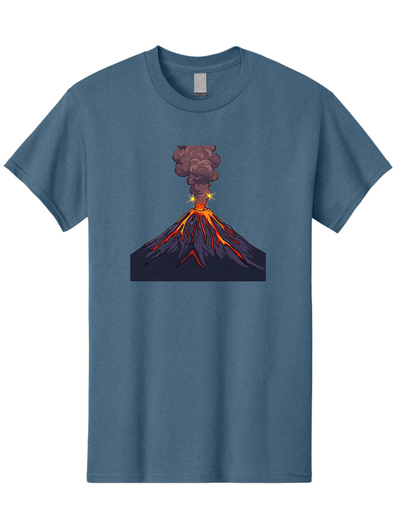 Volcano-Eruption-6 Men'S Graphic Tee, 100% Cotton, Comfortable Casual Summer Wear, Machine Washable, Vintage Camera, Old Camera, Antique Camera, Black Camera, Classic Photography, Photography Equipment, Nostalgic Device, Film Camera, Bai545 3