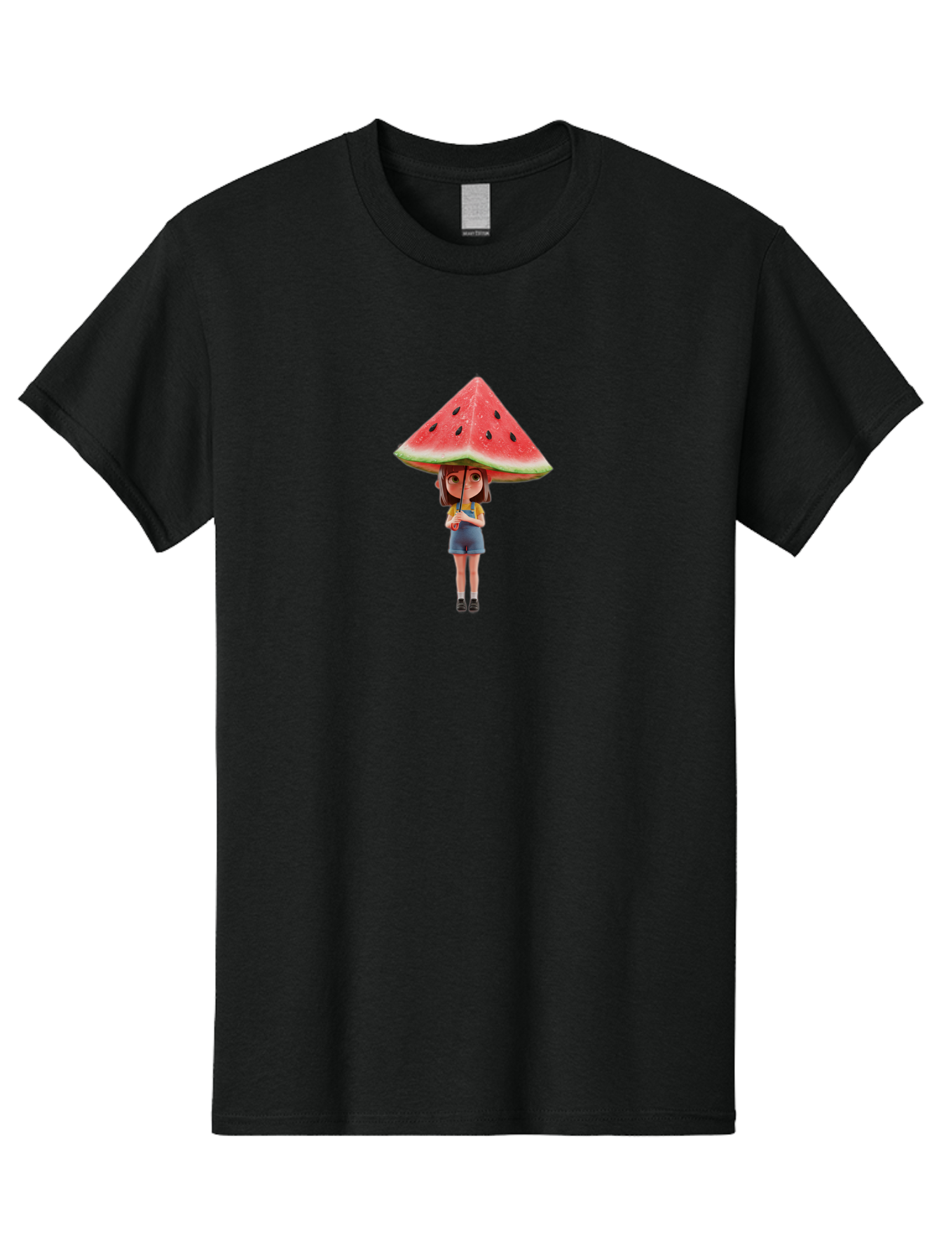 Watermelon-Umbrella-Girl Men'S Graphic Tee, 100% Cotton, Comfortable Casual Summer Wear, Machine Washable, Vintage Camera, Old Camera, Antique Camera, Black Camera, Classic Photography, Photography Equipment, Nostalgic Device, Film Camera, Bai556 8