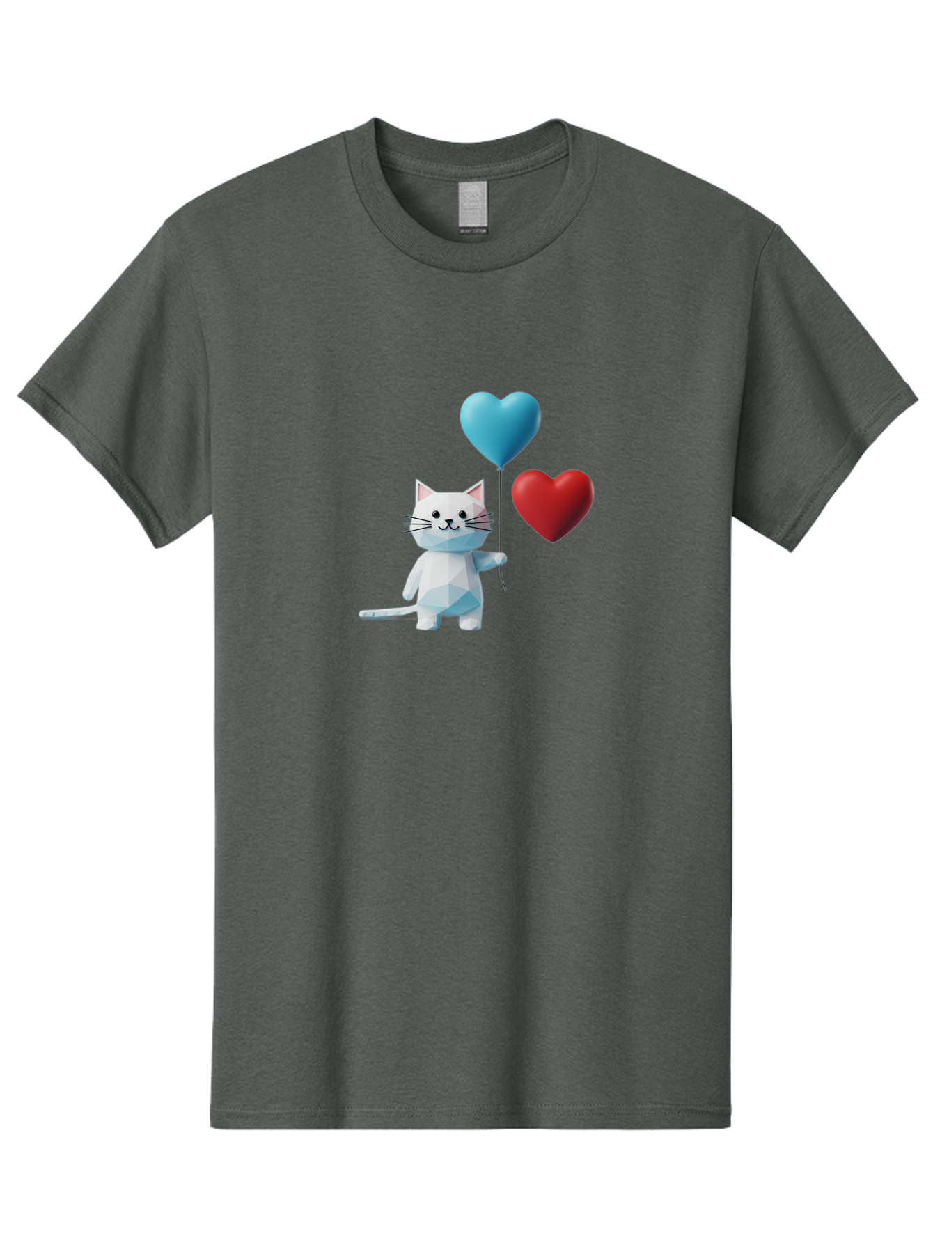 White-Cat-With-Heart-Balloons Men'S Graphic Tee, 100% Cotton, Comfortable Casual Summer Wear, Machine Washable, Vintage Camera, Old Camera, Antique Camera, Black Camera, Classic Photography, Photography Equipment, Nostalgic Device, Bai558 7