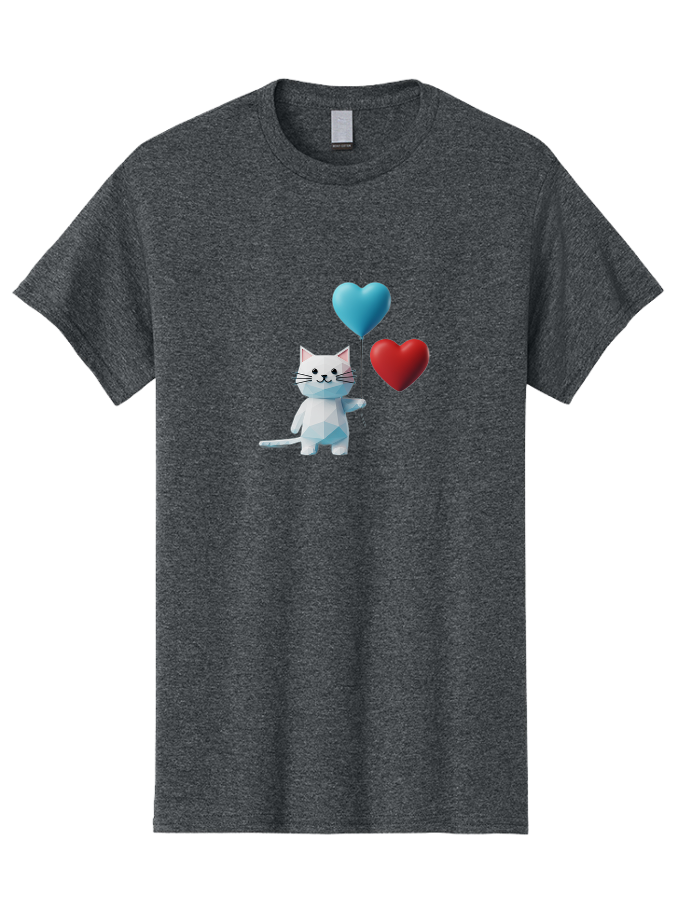 White-Cat-With-Heart-Balloons Men'S Graphic Tee, 100% Cotton, Comfortable Casual Summer Wear, Machine Washable, Vintage Camera, Old Camera, Antique Camera, Black Camera, Classic Photography, Photography Equipment, Nostalgic Device, Bai558 6
