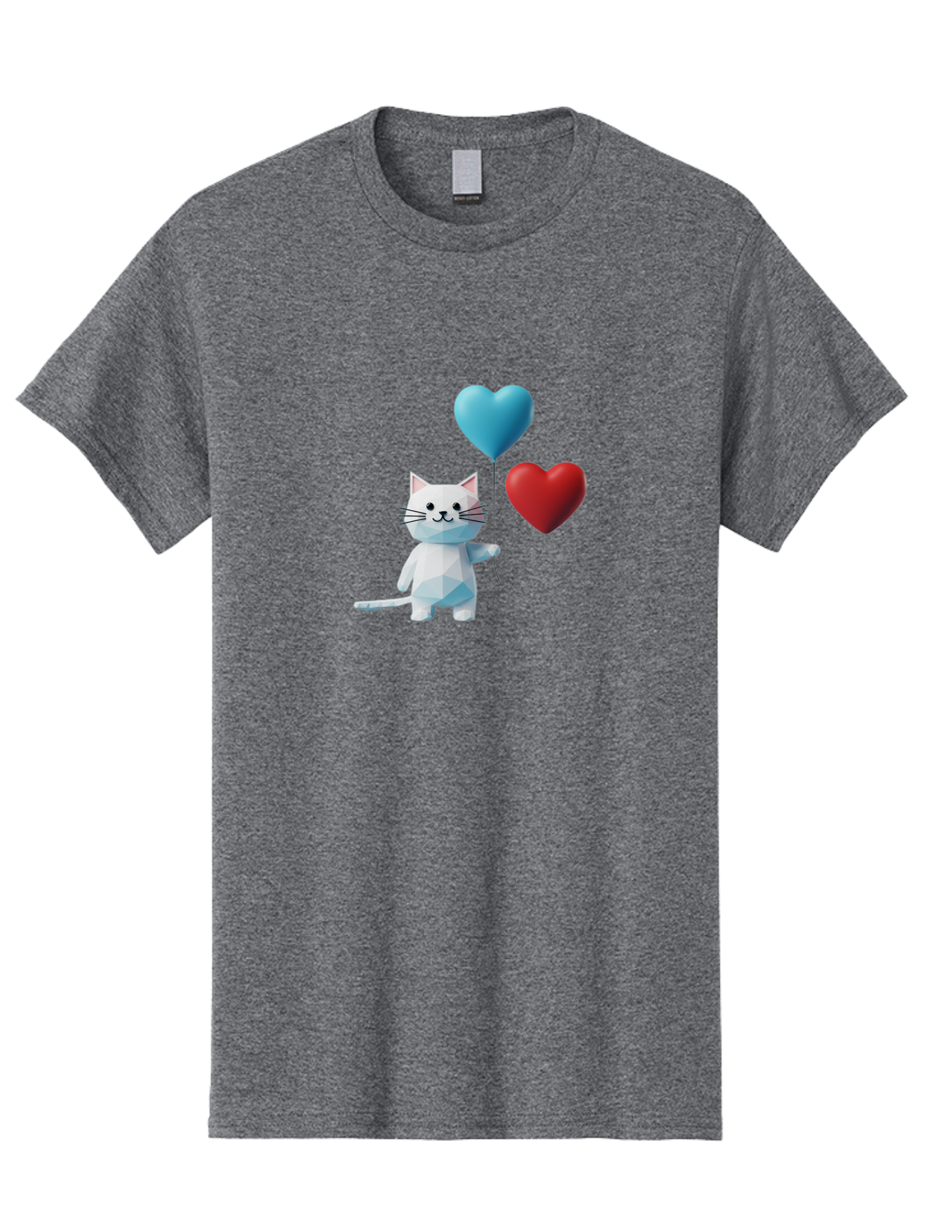 White-Cat-With-Heart-Balloons Men'S Graphic Tee, 100% Cotton, Comfortable Casual Summer Wear, Machine Washable, Vintage Camera, Old Camera, Antique Camera, Black Camera, Classic Photography, Photography Equipment, Nostalgic Device, Bai558 12