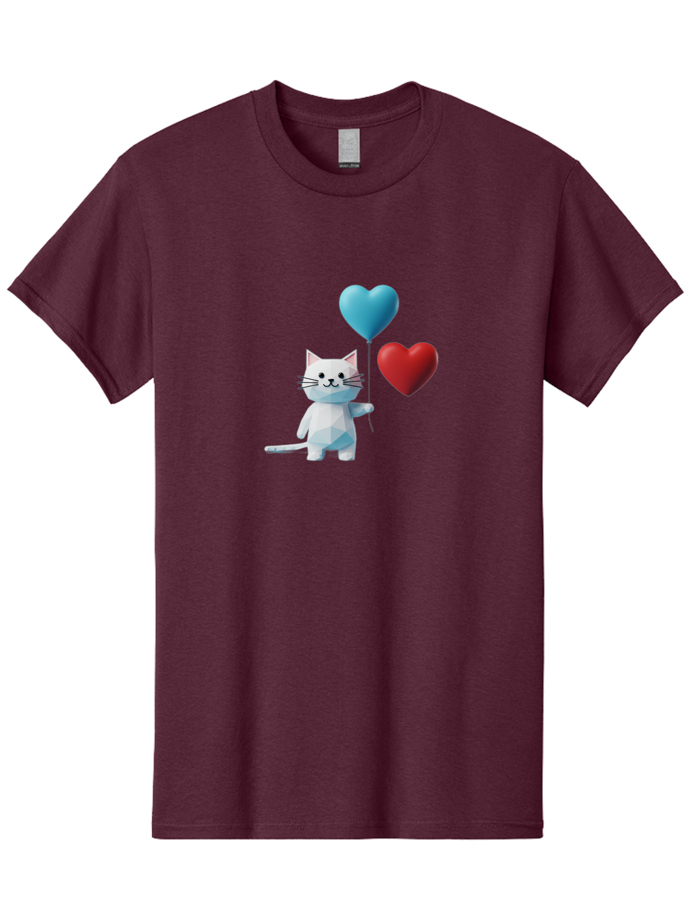 White-Cat-With-Heart-Balloons Men'S Graphic Tee, 100% Cotton, Comfortable Casual Summer Wear, Machine Washable, Vintage Camera, Old Camera, Antique Camera, Black Camera, Classic Photography, Photography Equipment, Nostalgic Device, Bai558 11