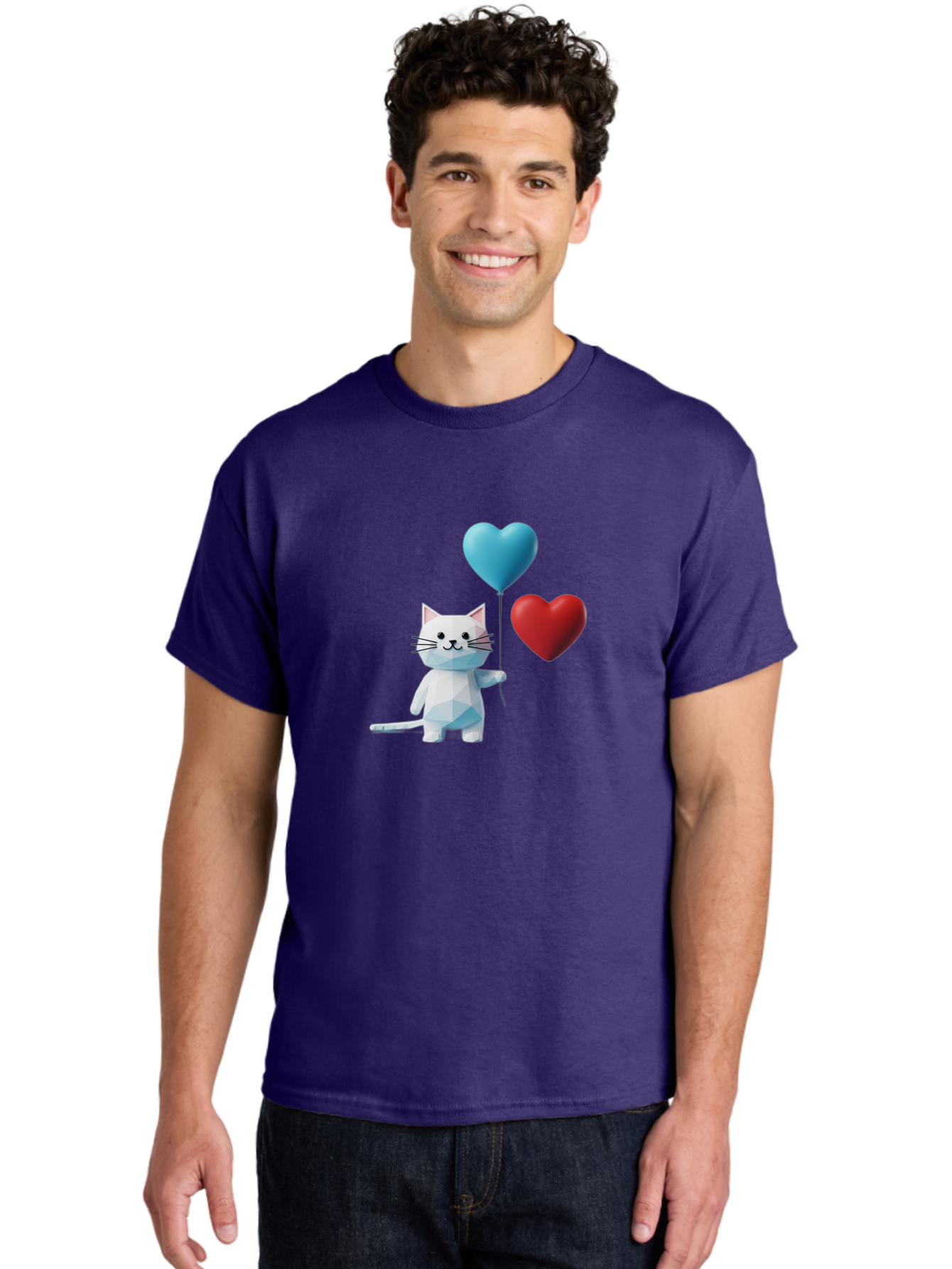 White-Cat-With-Heart-Balloons Men'S Graphic Tee, 100% Cotton, Comfortable Casual Summer Wear, Machine Washable, Vintage Camera, Old Camera, Antique Camera, Black Camera, Classic Photography, Photography Equipment, Nostalgic Device, Bai558 30