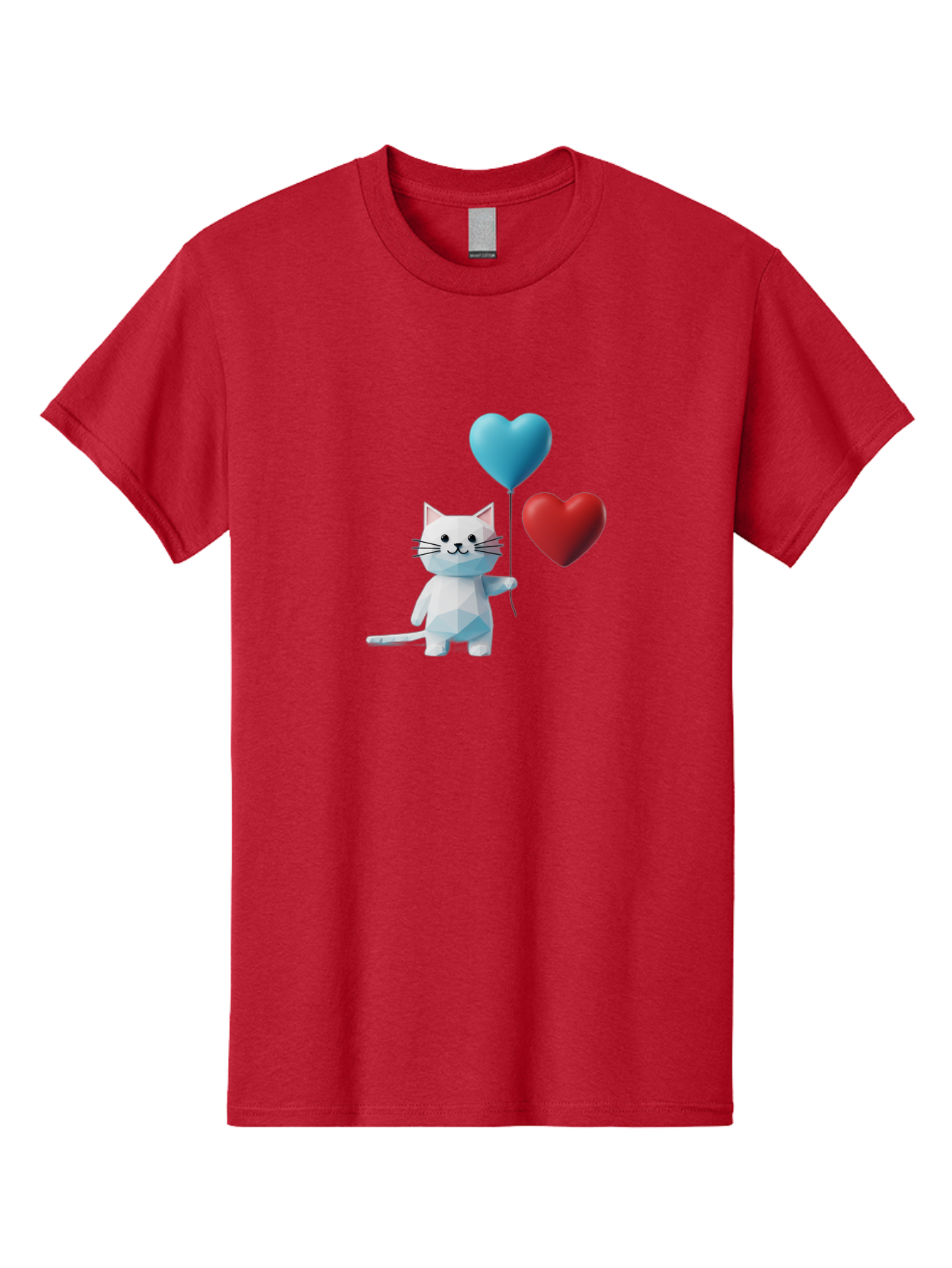 White-Cat-With-Heart-Balloons Men'S Graphic Tee, 100% Cotton, Comfortable Casual Summer Wear, Machine Washable, Vintage Camera, Old Camera, Antique Camera, Black Camera, Classic Photography, Photography Equipment, Nostalgic Device, Bai558 4