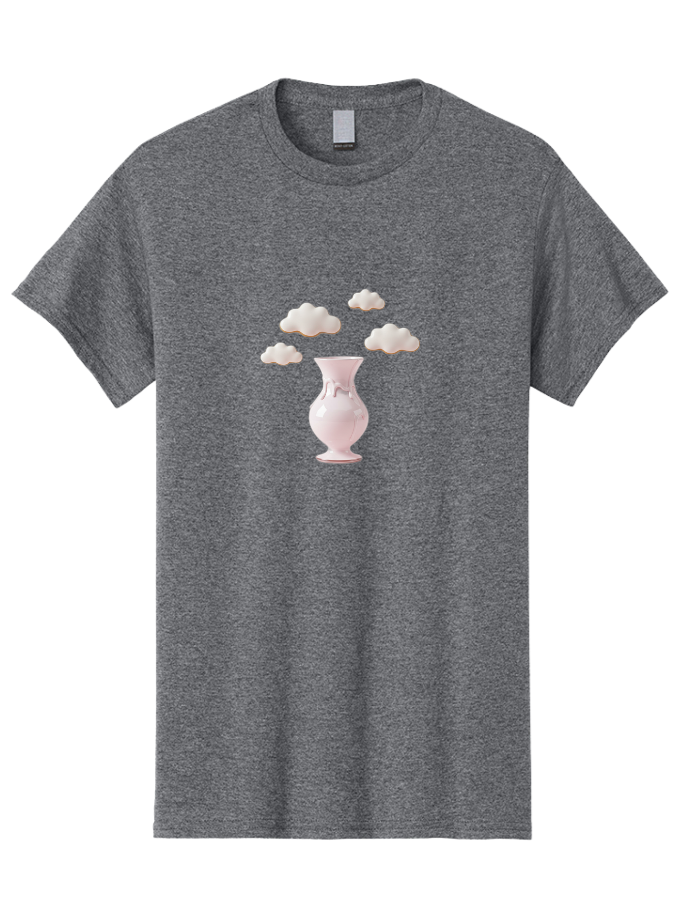 White-Vase-With-Clouds Men'S Graphic Tee, 100% Cotton, Comfortable Casual Summer Wear, Machine Washable, Vintage Camera, Old Camera, Antique Camera, Black Camera, Classic Photography, Photography Equipment, Nostalgic Device, Film Camera, Bai559 10