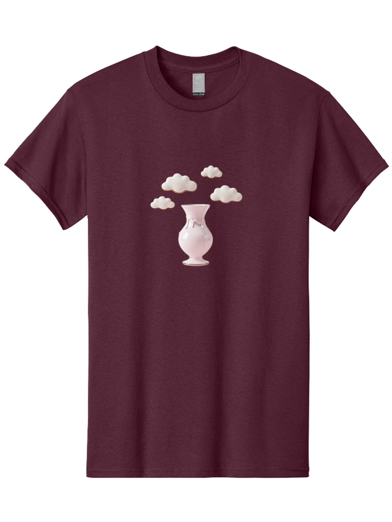 White-Vase-With-Clouds Men'S Graphic Tee, 100% Cotton, Comfortable Casual Summer Wear, Machine Washable, Vintage Camera, Old Camera, Antique Camera, Black Camera, Classic Photography, Photography Equipment, Nostalgic Device, Film Camera, Bai559 8