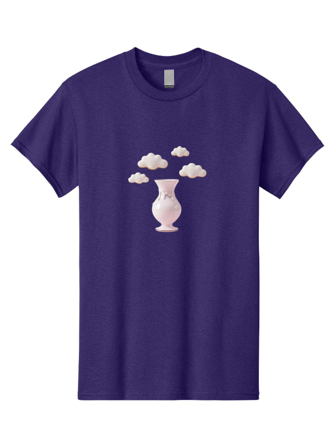 White-Vase-With-Clouds Men'S Graphic Tee, 100% Cotton, Comfortable Casual Summer Wear, Machine Washable, Vintage Camera, Old Camera, Antique Camera, Black Camera, Classic Photography, Photography Equipment, Nostalgic Device, Film Camera, Bai559 5