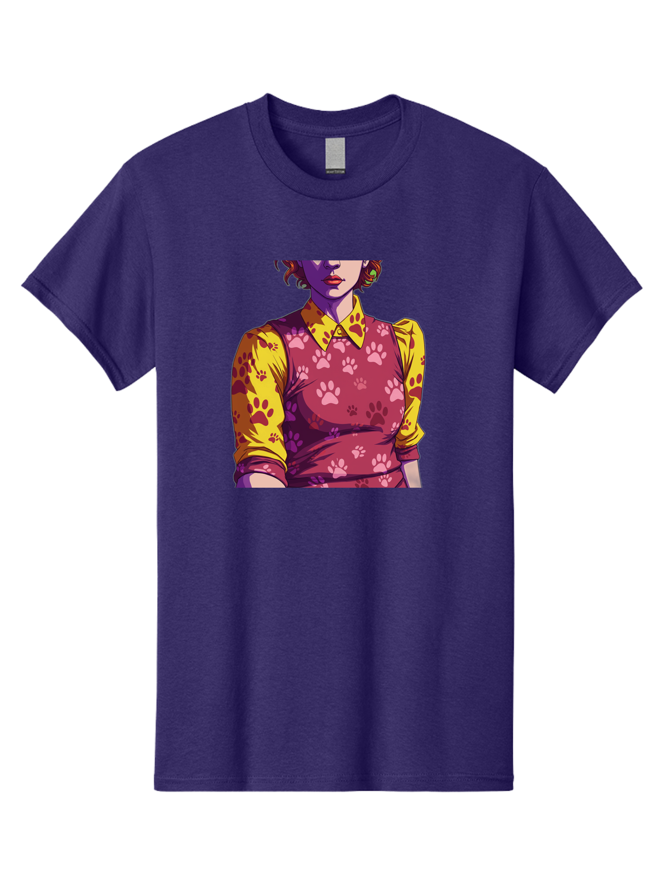Woman-With-Paw-Print-Dress Men'S Graphic Tee, 100% Cotton, Comfortable Casual Summer Wear, Machine Washable, Vintage Camera, Old Camera, Antique Camera, Black Camera, Classic Photography, Photography Equipment, Nostalgic Device, Film Camera, Bai564 10