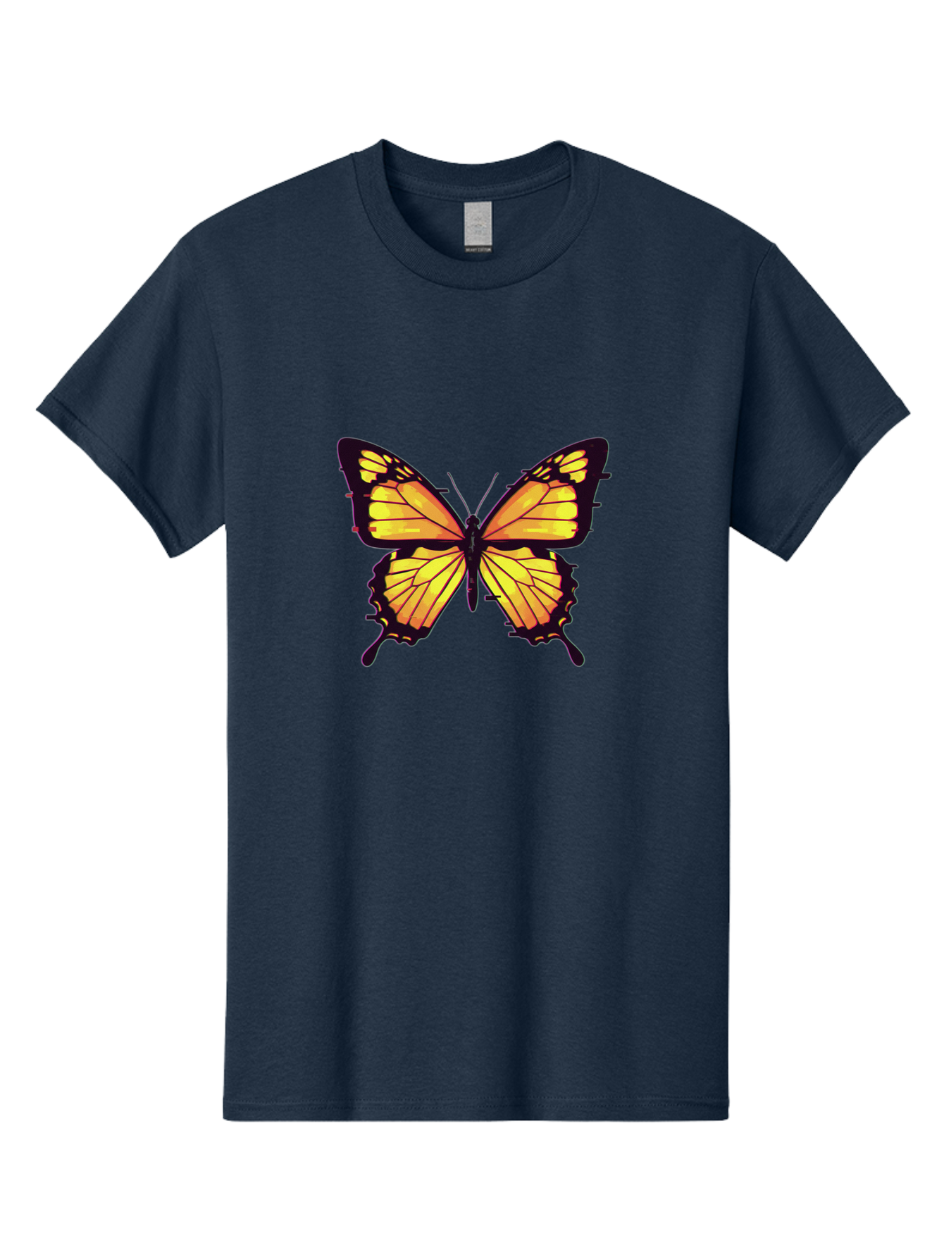 Yellow-Butterfly Men'S Graphic Tee, 100% Cotton, Comfortable Casual Summer Wear, Machine Washable, Vintage Camera, Old Camera, Antique Camera, Black Camera, Classic Photography, Photography Equipment, Nostalgic Device, Film Camera, Camera Art Bai570 10