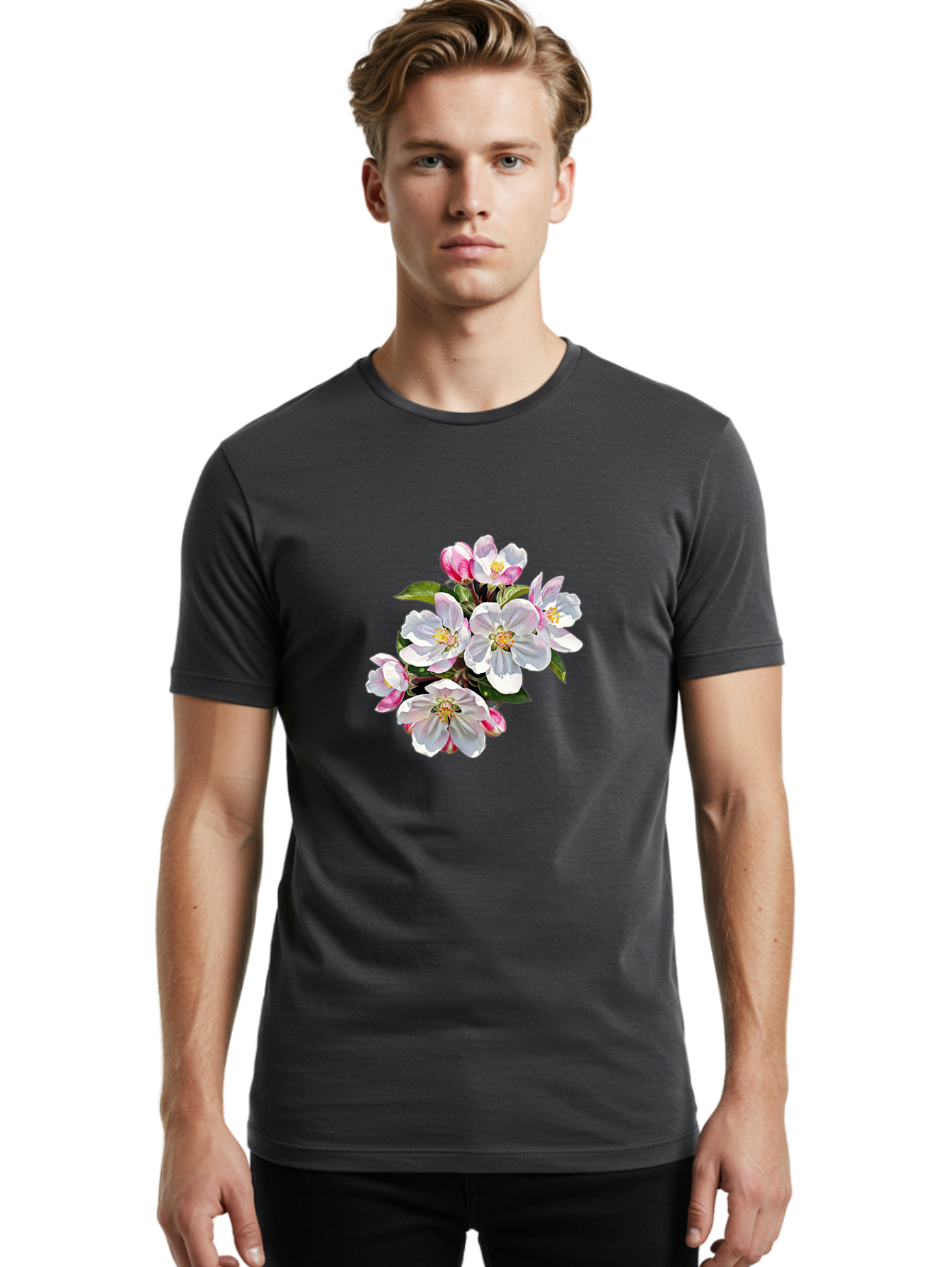 Apple-Blossoms Men'S Graphic Tee, 100% Cotton, Comfortable Casual Summer Wear, Machine Washable, Vintage Camera, Old Camera, Antique Camera, Black Camera, Classic Photography, Photography Equipment, Nostalgic Device, Film Camera, Camera Art Bai579 25