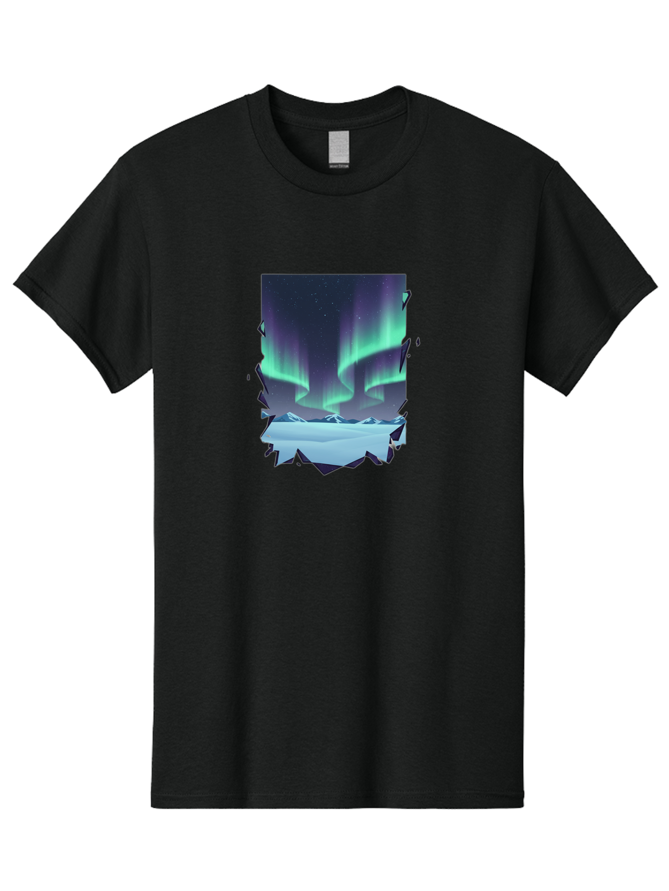 Aurora-Borealis-1 Men'S Graphic Tee, 100% Cotton, Comfortable Casual Summer Wear, Machine Washable, Vintage Camera, Old Camera, Antique Camera, Black Camera, Classic Photography, Photography Equipment, Nostalgic Device, Film Camera, Camera Art Bai580 2