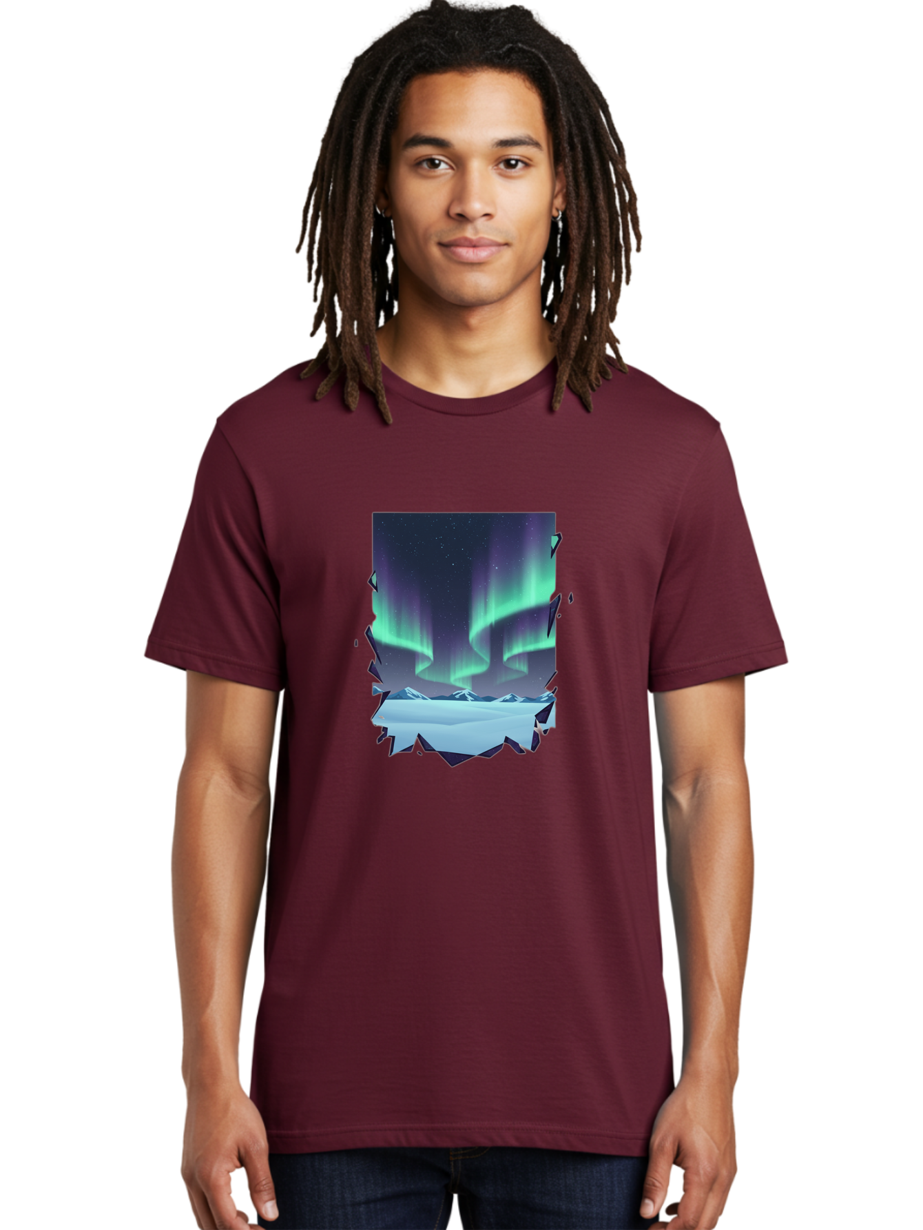 Aurora-Borealis-1 Men'S Graphic Tee, 100% Cotton, Comfortable Casual Summer Wear, Machine Washable, Vintage Camera, Old Camera, Antique Camera, Black Camera, Classic Photography, Photography Equipment, Nostalgic Device, Film Camera, Camera Art Bai580 27