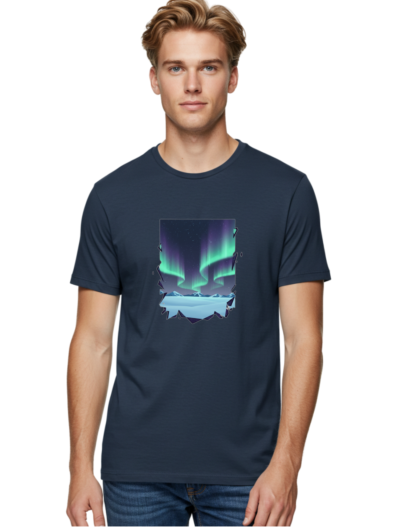 Aurora-Borealis-1 Men'S Graphic Tee, 100% Cotton, Comfortable Casual Summer Wear, Machine Washable, Vintage Camera, Old Camera, Antique Camera, Black Camera, Classic Photography, Photography Equipment, Nostalgic Device, Film Camera, Camera Art Bai580 26
