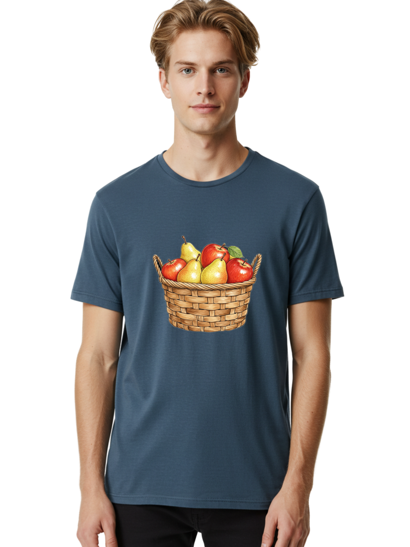 Basket-Of-Apples-And-Pears Men'S Graphic Tee, 100% Cotton, Comfortable Casual Summer Wear, Machine Washable, Vintage Camera, Old Camera, Antique Camera, Black Camera, Classic Photography, Photography Equipment, Nostalgic Device, Film Camera, Bai584 25