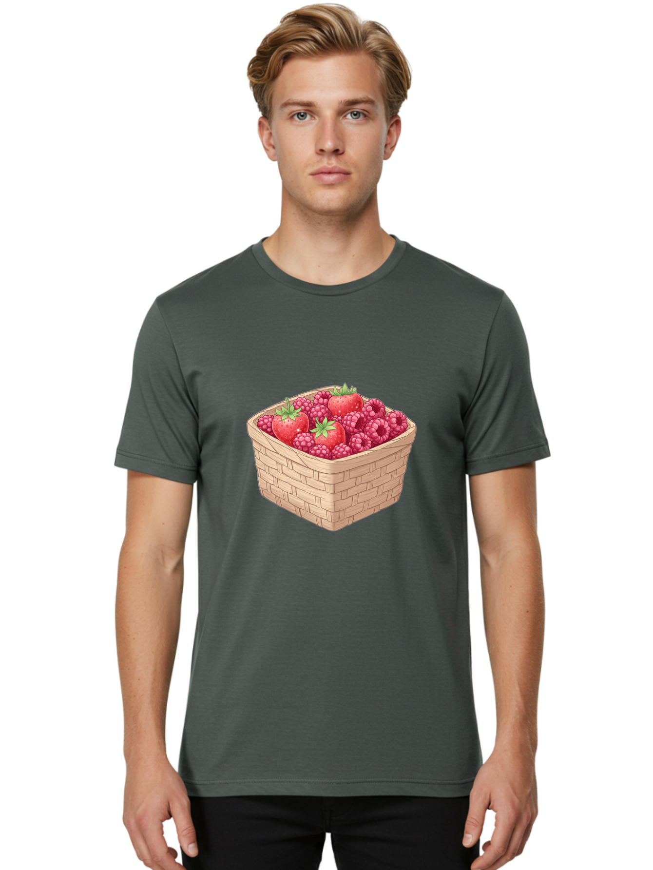 Basket-Of-Berries Men'S Graphic Tee, 100% Cotton, Comfortable Casual Summer Wear, Machine Washable, Vintage Camera, Old Camera, Antique Camera, Black Camera, Classic Photography, Photography Equipment, Nostalgic Device, Film Camera, Camera Art Bai586 18