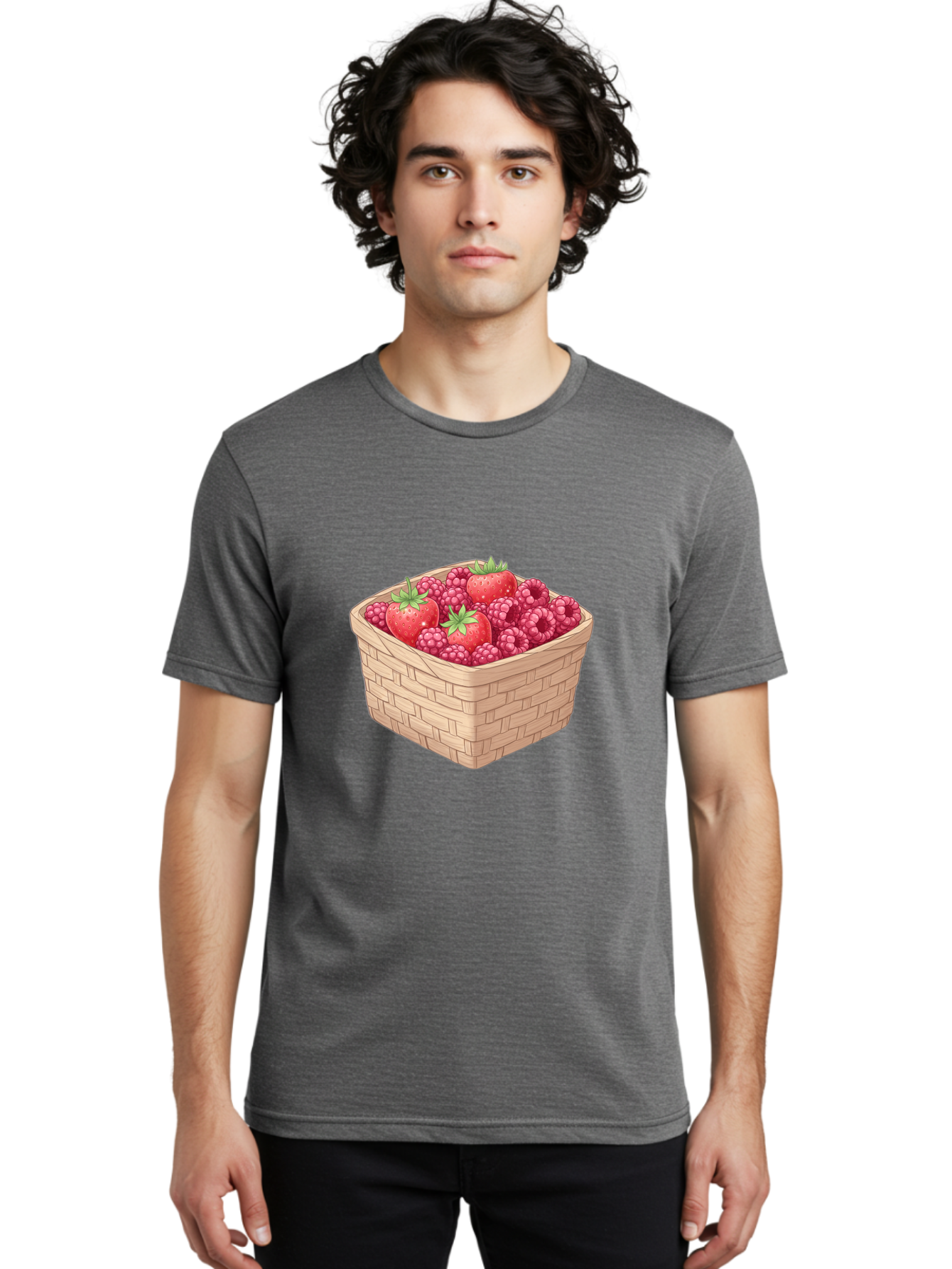 Basket-Of-Berries Men'S Graphic Tee, 100% Cotton, Comfortable Casual Summer Wear, Machine Washable, Vintage Camera, Old Camera, Antique Camera, Black Camera, Classic Photography, Photography Equipment, Nostalgic Device, Film Camera, Camera Art Bai586 25