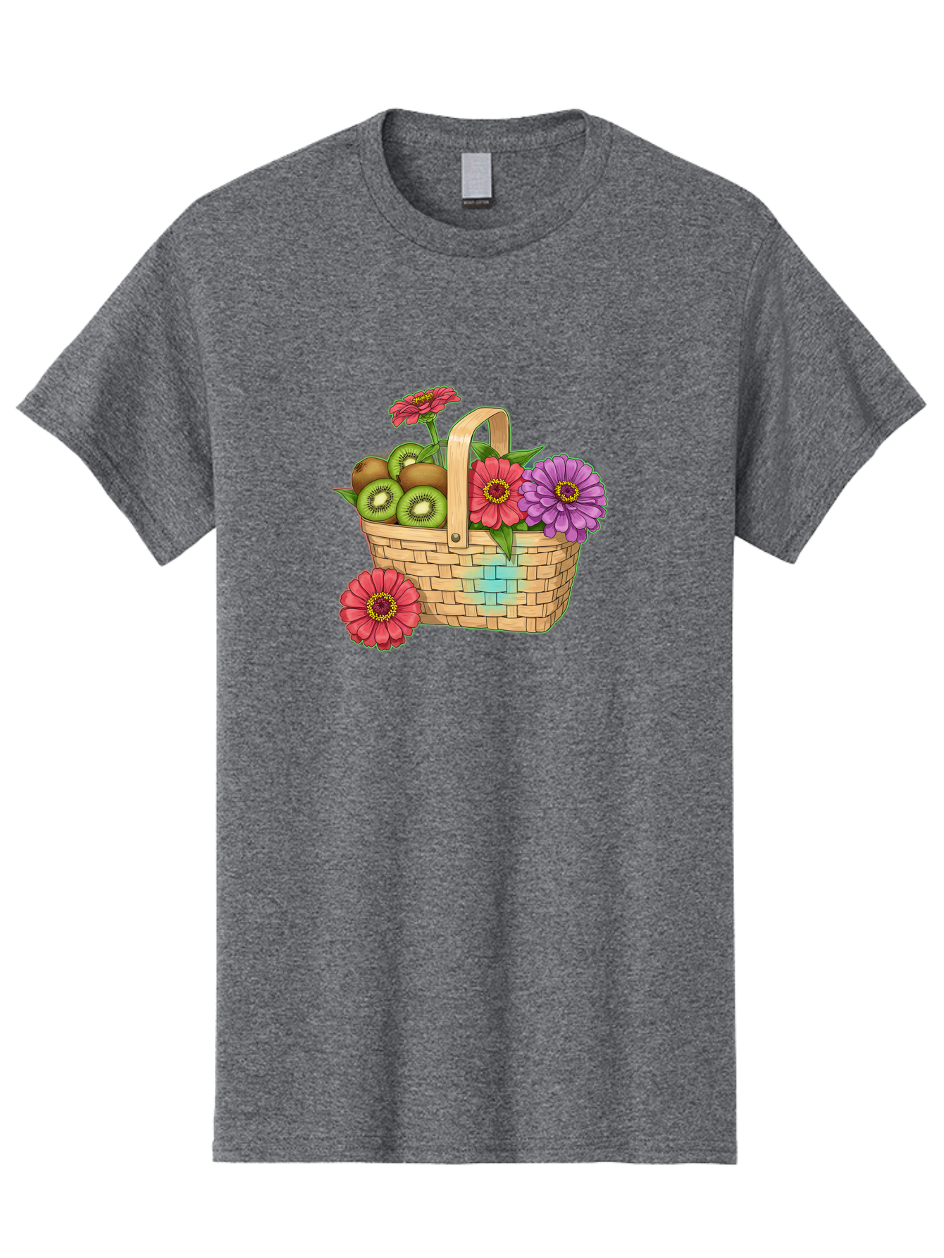 Basket-Of-Flowers-And-Kiwi-Fruits Men'S Graphic Tee, 100% Cotton, Comfortable Casual Summer Wear, Machine Washable, Vintage Camera, Old Camera, Antique Camera, Black Camera, Classic Photography, Photography Equipment, Nostalgic Device, Bai587 6