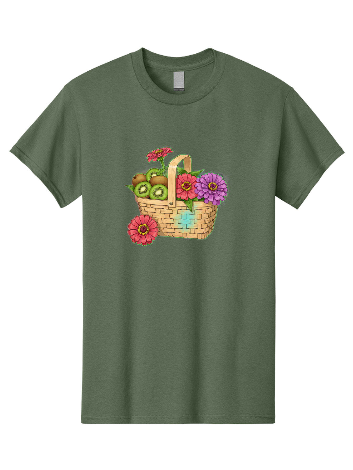 Basket-Of-Flowers-And-Kiwi-Fruits Men'S Graphic Tee, 100% Cotton, Comfortable Casual Summer Wear, Machine Washable, Vintage Camera, Old Camera, Antique Camera, Black Camera, Classic Photography, Photography Equipment, Nostalgic Device, Bai587 10