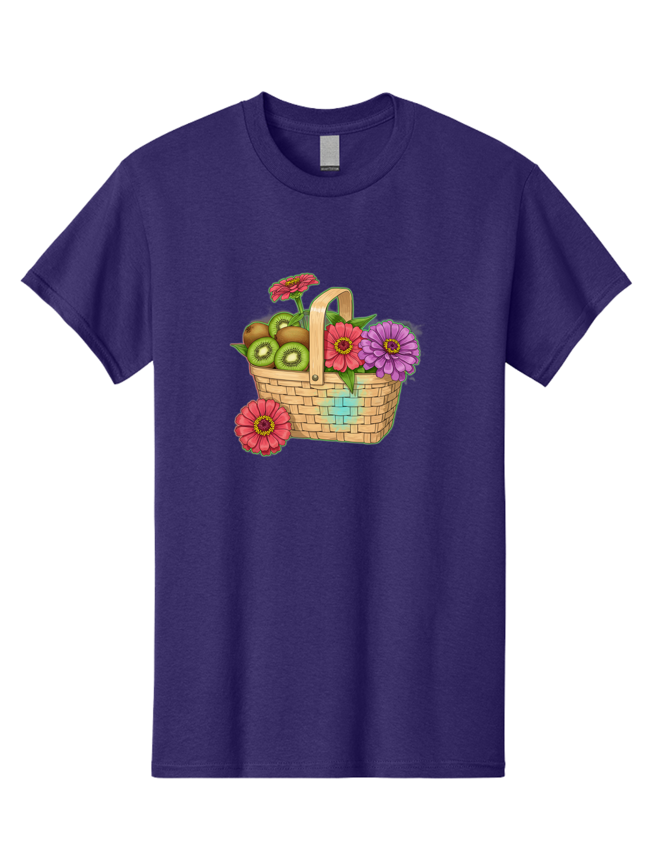 Basket-Of-Flowers-And-Kiwi-Fruits Men'S Graphic Tee, 100% Cotton, Comfortable Casual Summer Wear, Machine Washable, Vintage Camera, Old Camera, Antique Camera, Black Camera, Classic Photography, Photography Equipment, Nostalgic Device, Bai587 4