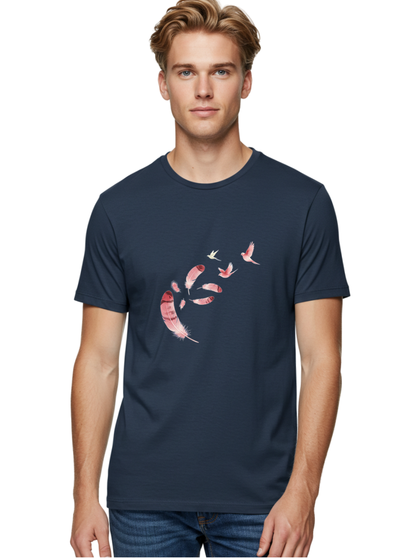 Birds-And-Feathers Men'S Graphic Tee, 100% Cotton, Comfortable Casual Summer Wear, Machine Washable, Vintage Camera, Old Camera, Antique Camera, Black Camera, Classic Photography, Photography Equipment, Nostalgic Device, Film Camera, Bai590 24