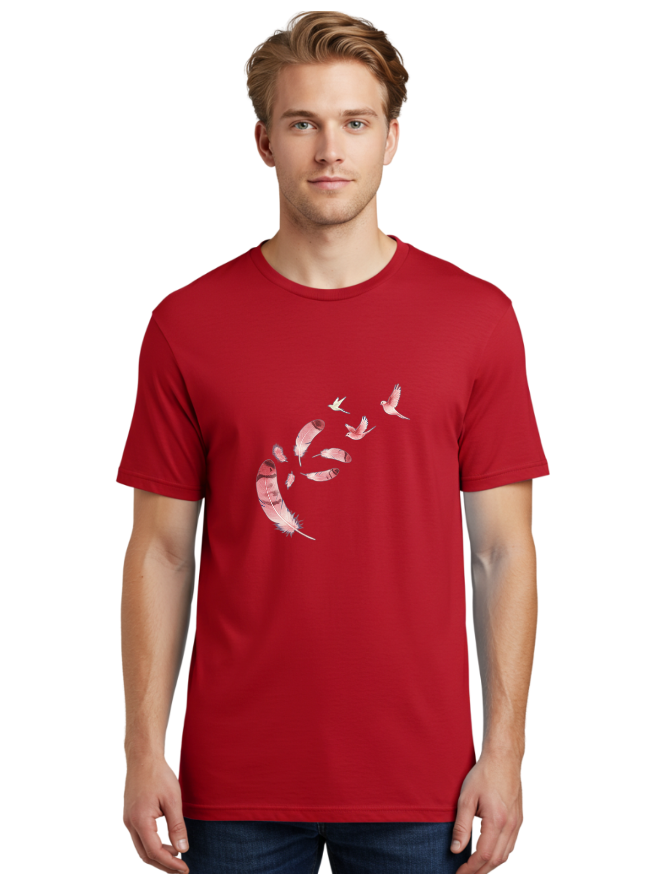 Birds-And-Feathers Men'S Graphic Tee, 100% Cotton, Comfortable Casual Summer Wear, Machine Washable, Vintage Camera, Old Camera, Antique Camera, Black Camera, Classic Photography, Photography Equipment, Nostalgic Device, Film Camera, Bai590 28