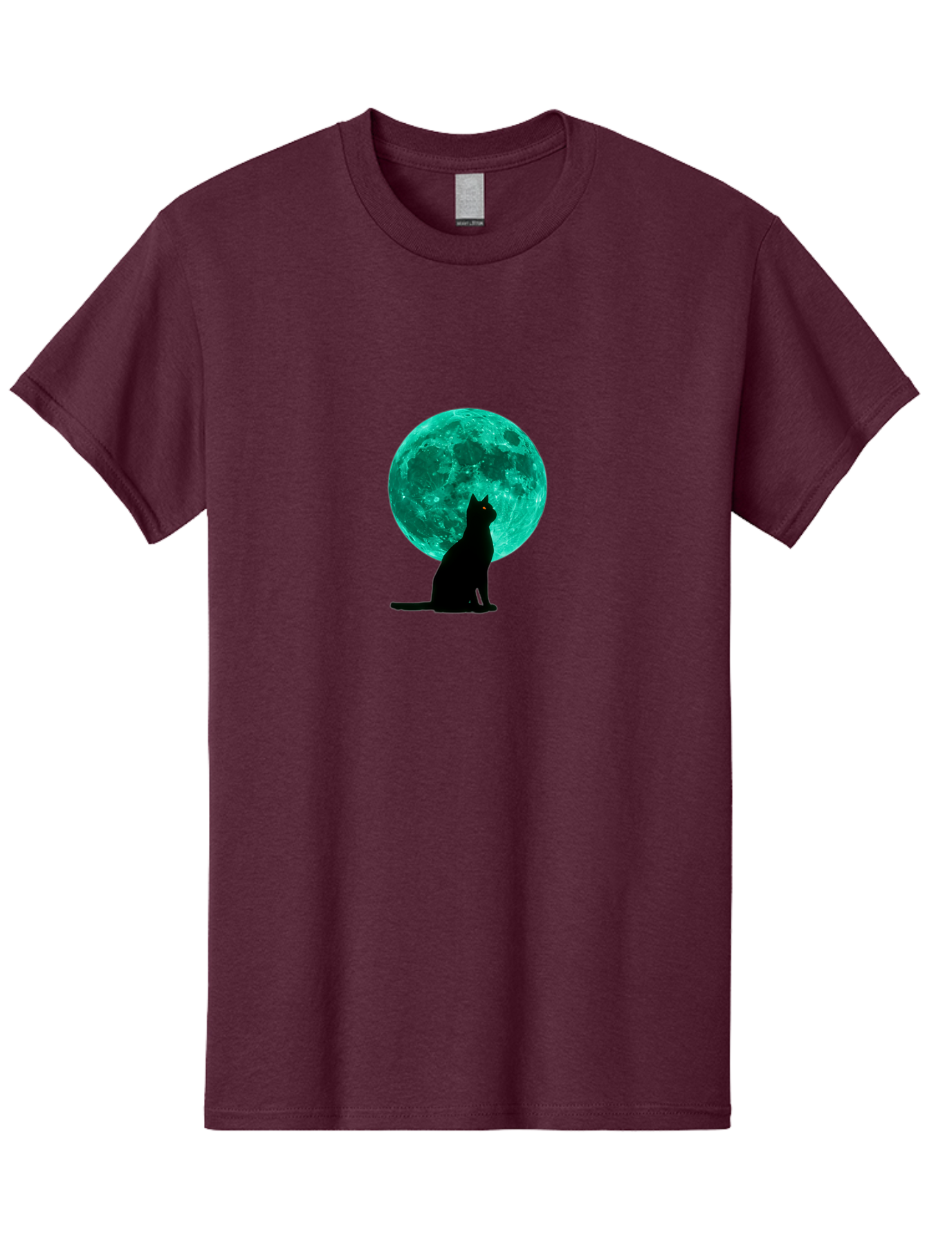 Black-Cat-Moon Men'S Graphic Tee, 100% Cotton, Comfortable Casual Summer Wear, Machine Washable, Vintage Camera, Old Camera, Antique Camera, Black Camera, Classic Photography, Photography Equipment, Nostalgic Device, Film Camera, Camera Art Bai593 3