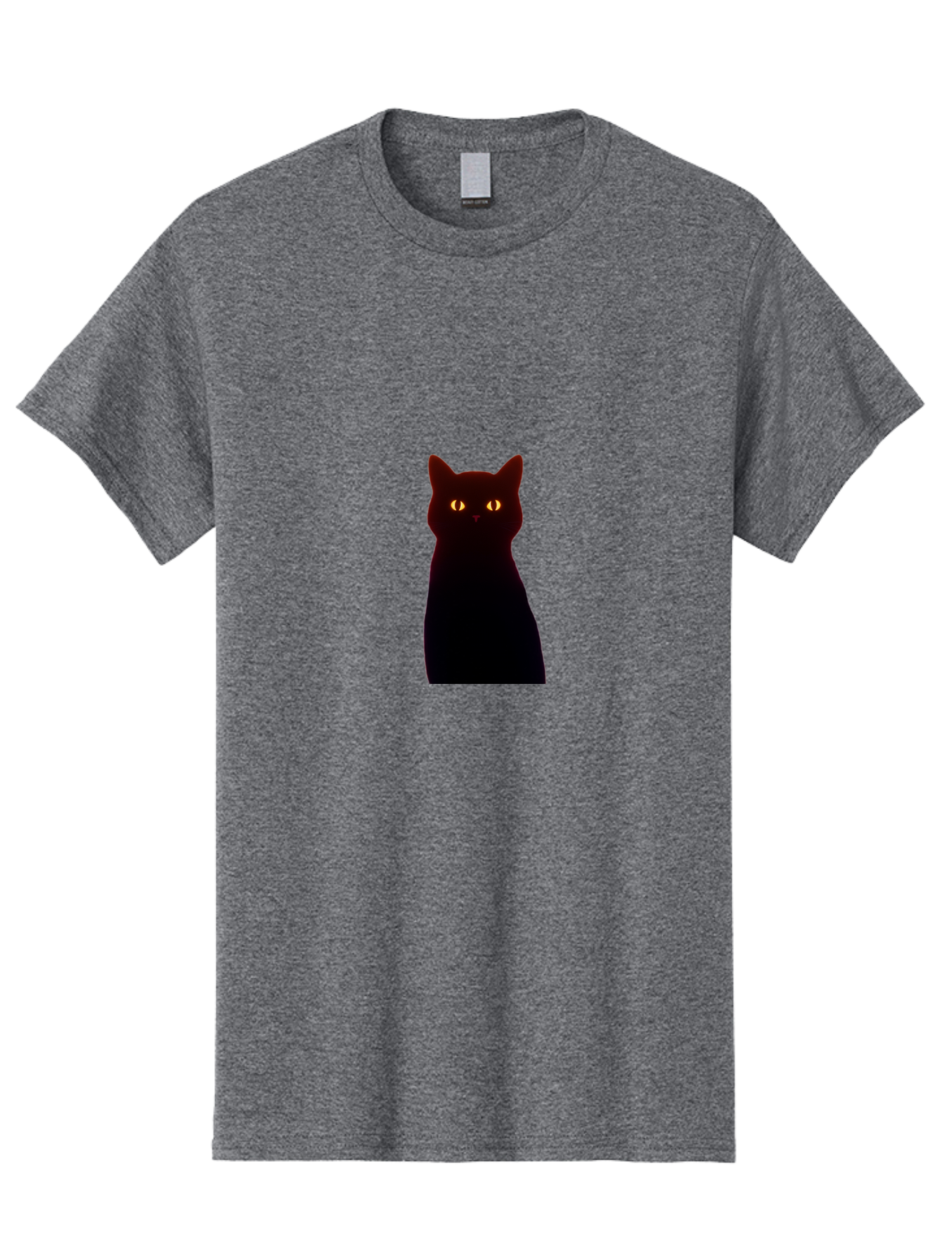 Black-Cat-With-Glowing-Eyes Men'S Graphic Tee, 100% Cotton, Comfortable Casual Summer Wear, Machine Washable, Vintage Camera, Old Camera, Antique Camera, Black Camera, Classic Photography, Photography Equipment, Nostalgic Device, Film Camera, Bai595 11