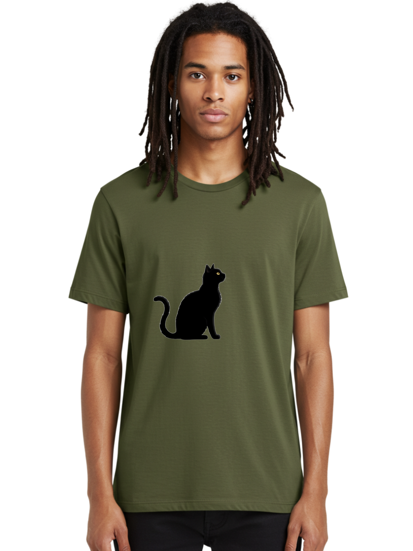 Black-Cat Men'S Graphic Tee, 100% Cotton, Comfortable Casual Summer Wear, Machine Washable, Vintage Camera, Old Camera, Antique Camera, Black Camera, Classic Photography, Photography Equipment, Nostalgic Device, Film Camera, Camera Art Bai596 19