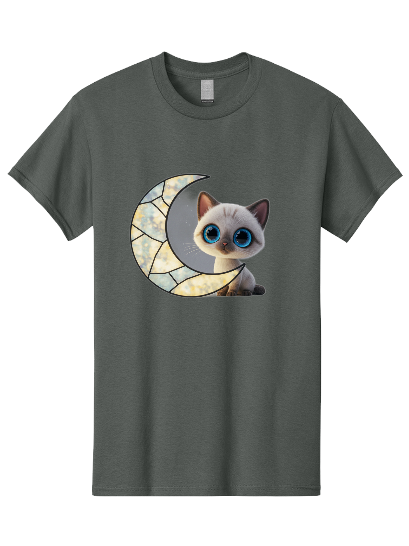 Cat-And-Crescent-Moon-1 Men'S Graphic Tee, 100% Cotton, Comfortable Casual Summer Wear, Machine Washable, Vintage Camera, Old Camera, Antique Camera, Black Camera, Classic Photography, Photography Equipment, Nostalgic Device, Film Camera, Bai619 14