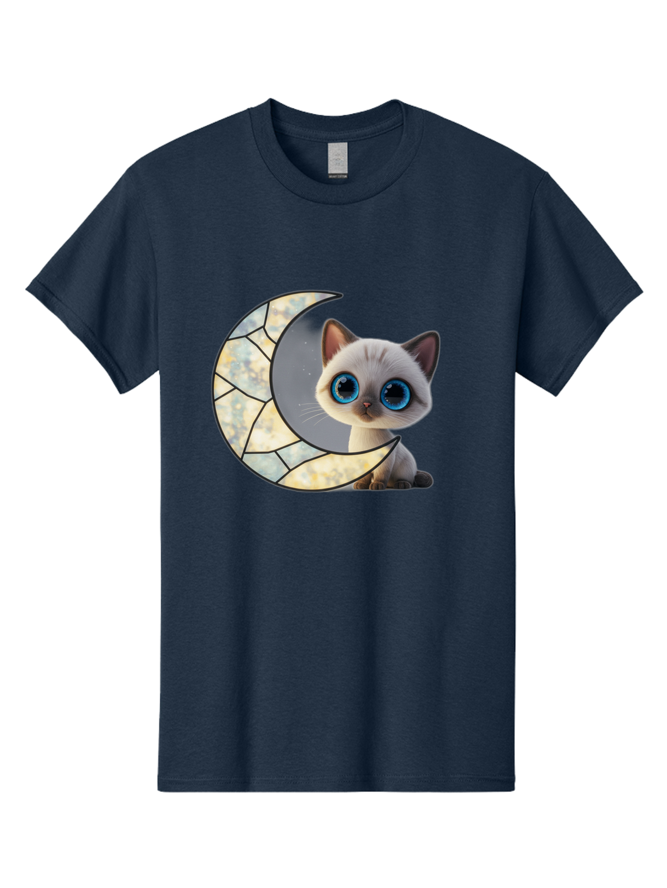 Cat-And-Crescent-Moon-1 Men'S Graphic Tee, 100% Cotton, Comfortable Casual Summer Wear, Machine Washable, Vintage Camera, Old Camera, Antique Camera, Black Camera, Classic Photography, Photography Equipment, Nostalgic Device, Film Camera, Bai619 15