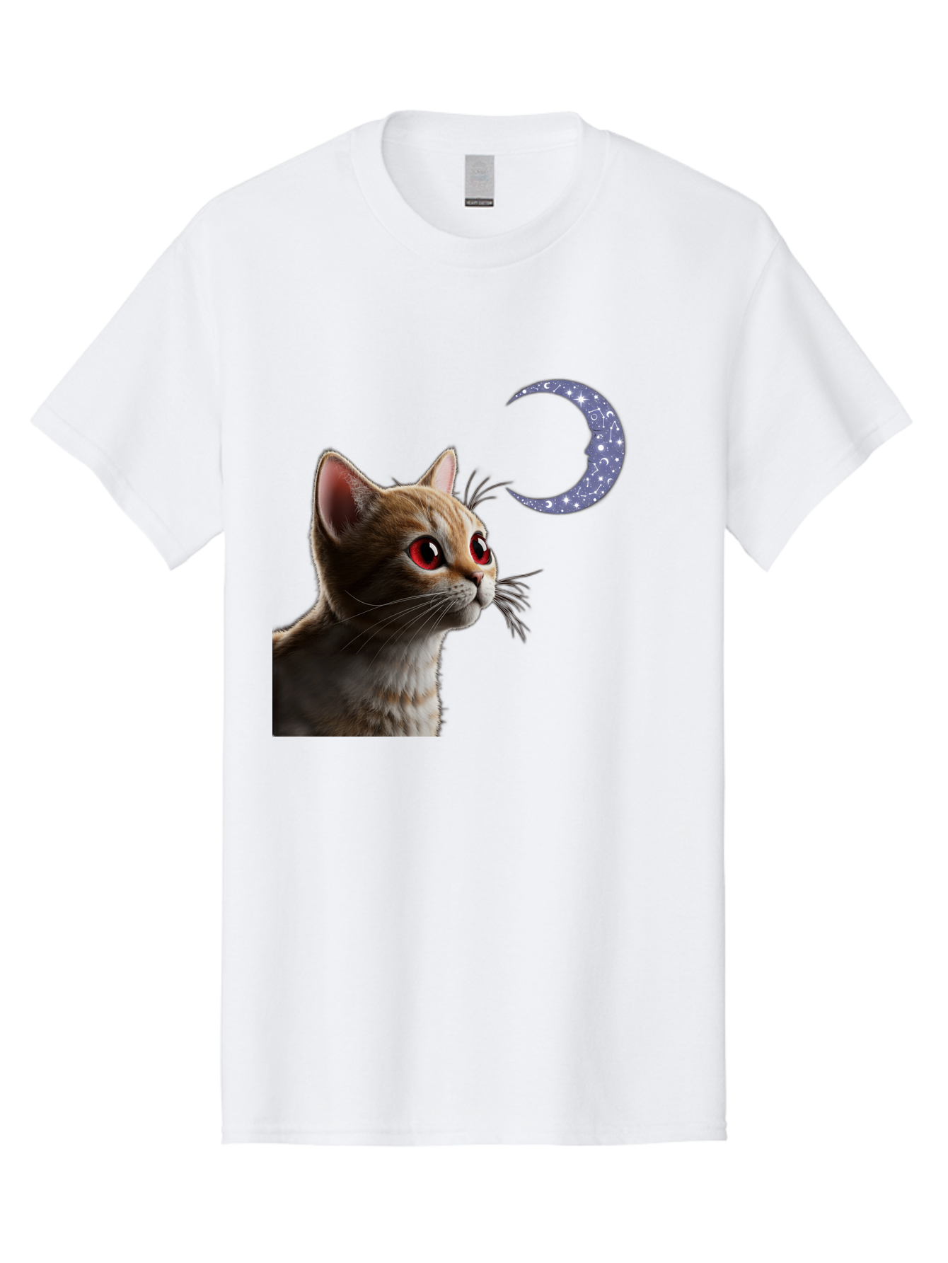 Cat-And-Crescent-Moon-2 Men'S Graphic Tee, 100% Cotton, Comfortable Casual Summer Wear, Machine Washable, Vintage Camera, Old Camera, Antique Camera, Black Camera, Classic Photography, Photography Equipment, Nostalgic Device, Film Camera, Bai620 13