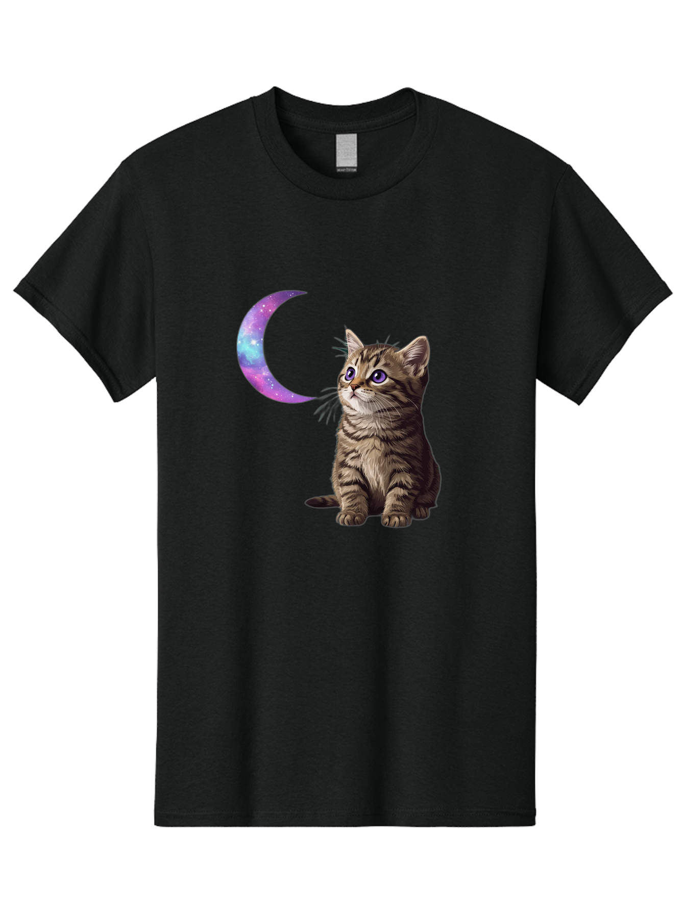 Cat-And-Crescent-Moon-3 Men'S Graphic Tee, 100% Cotton, Comfortable Casual Summer Wear, Machine Washable, Vintage Camera, Old Camera, Antique Camera, Black Camera, Classic Photography, Photography Equipment, Nostalgic Device, Film Camera, Bai621 9