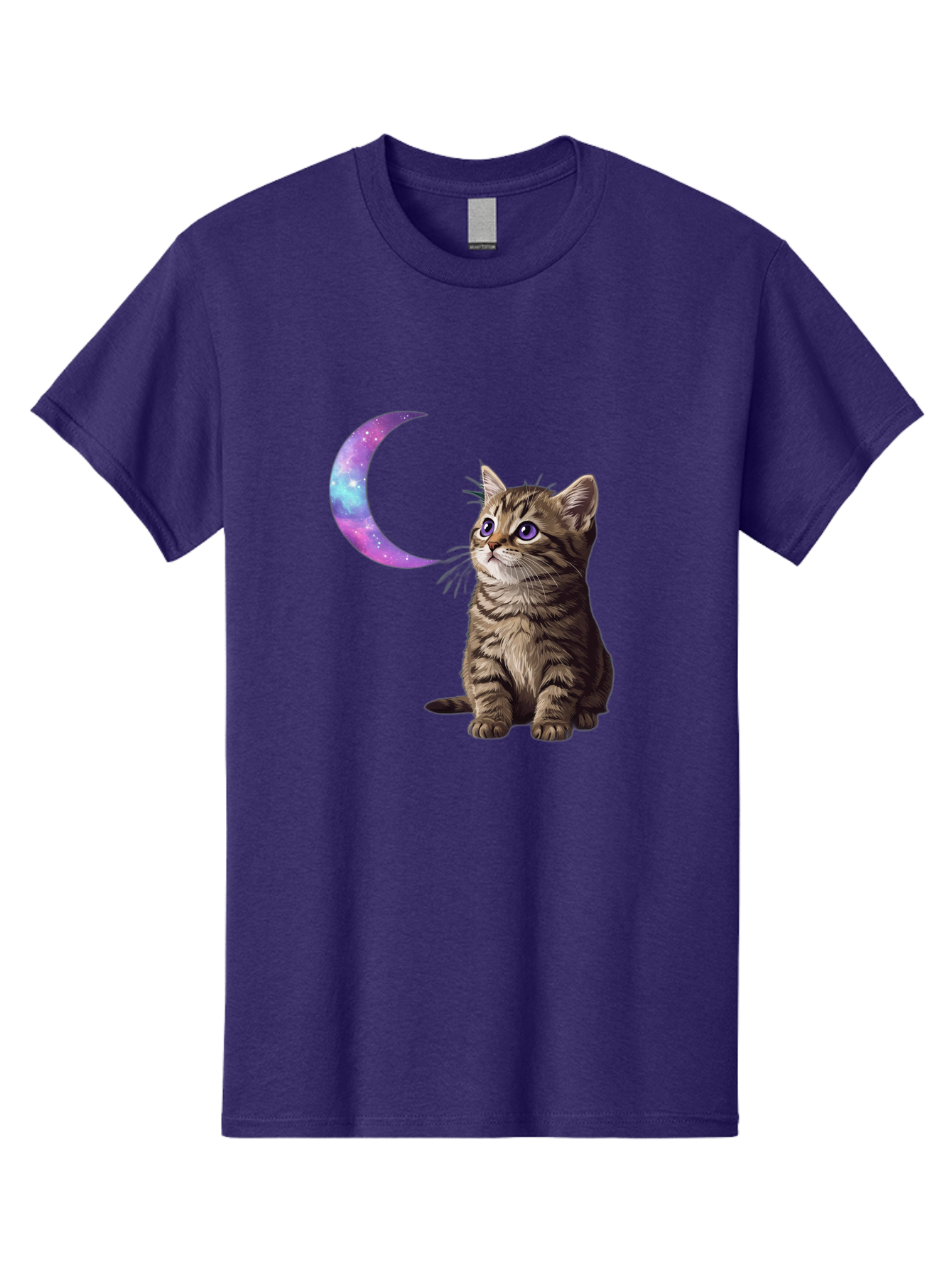 Cat-And-Crescent-Moon-3 Men'S Graphic Tee, 100% Cotton, Comfortable Casual Summer Wear, Machine Washable, Vintage Camera, Old Camera, Antique Camera, Black Camera, Classic Photography, Photography Equipment, Nostalgic Device, Film Camera, Bai621 1