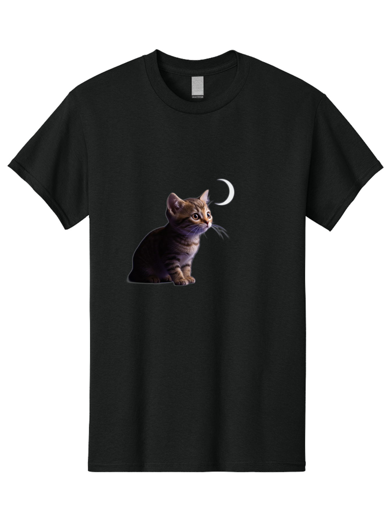 Cat-And-Crescent-Moon Men'S Graphic Tee, 100% Cotton, Comfortable Casual Summer Wear, Machine Washable, Vintage Camera, Old Camera, Antique Camera, Black Camera, Classic Photography, Photography Equipment, Nostalgic Device, Film Camera, Bai622 2