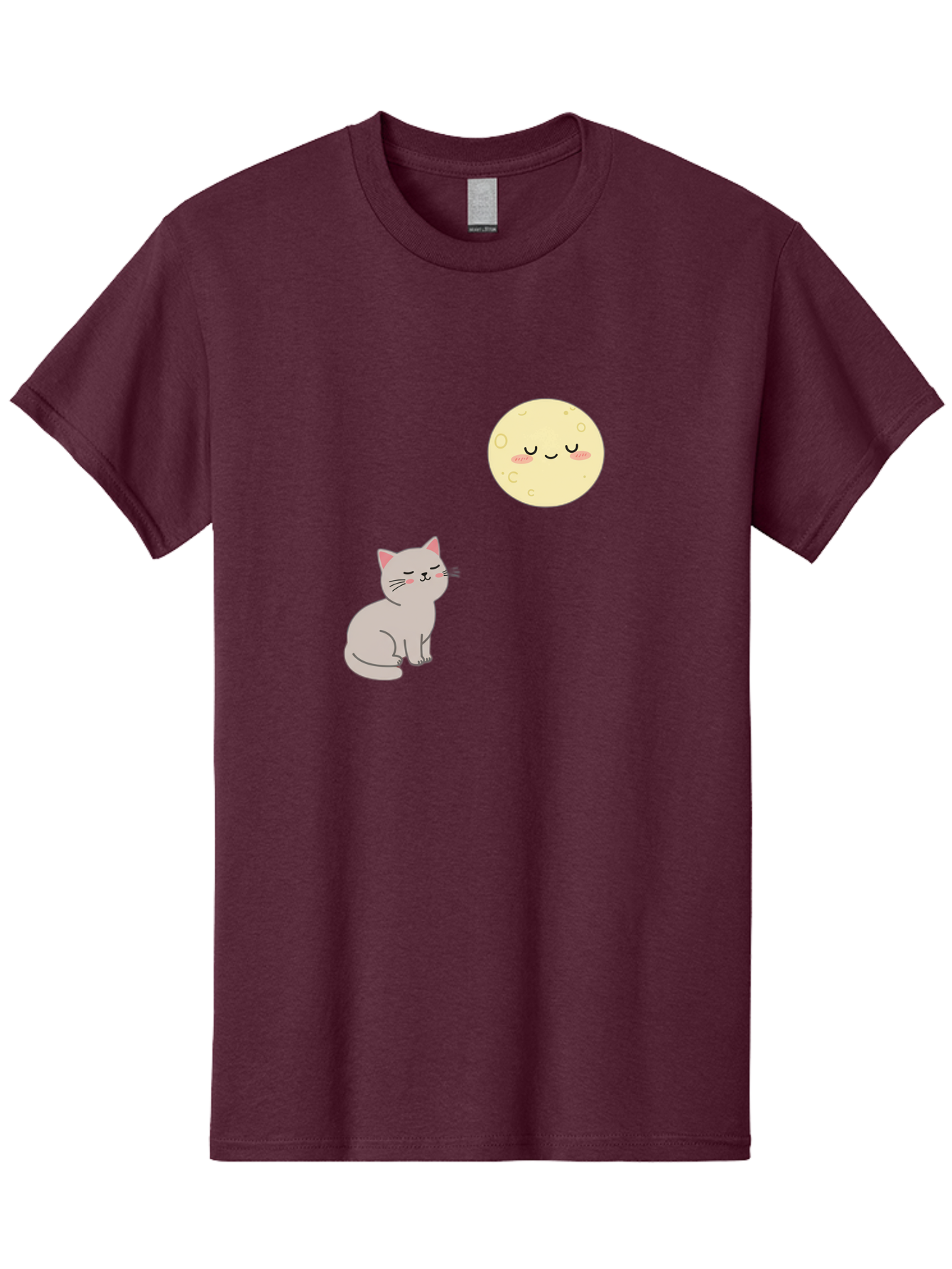 Cat-And-Moon-1 Men'S Graphic Tee, 100% Cotton, Comfortable Casual Summer Wear, Machine Washable, Vintage Camera, Old Camera, Antique Camera, Black Camera, Classic Photography, Photography Equipment, Nostalgic Device, Film Camera, Camera Art Bai623 10