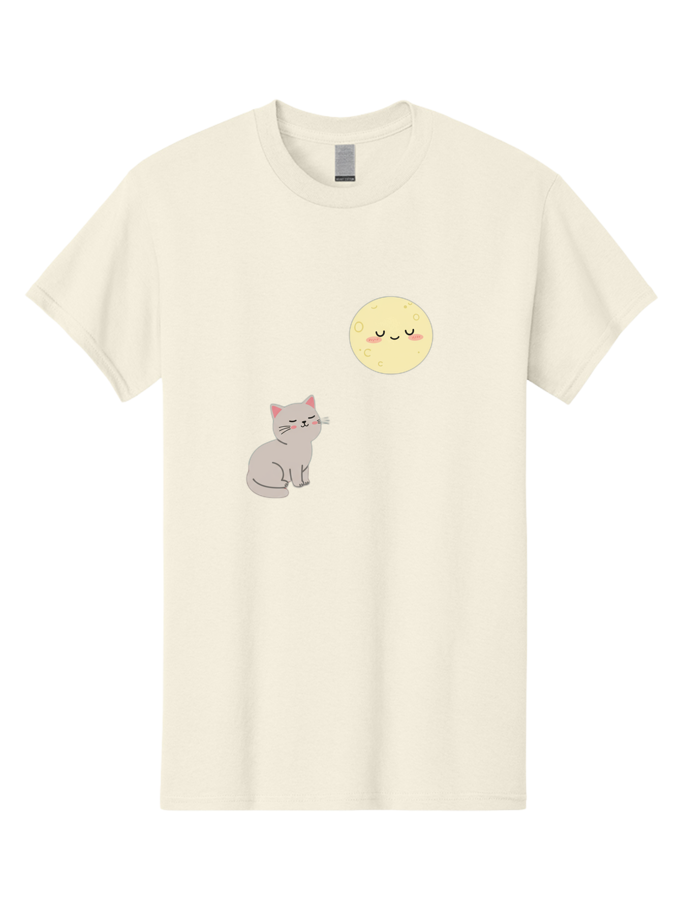 Cat-And-Moon-1 Men'S Graphic Tee, 100% Cotton, Comfortable Casual Summer Wear, Machine Washable, Vintage Camera, Old Camera, Antique Camera, Black Camera, Classic Photography, Photography Equipment, Nostalgic Device, Film Camera, Camera Art Bai623 12